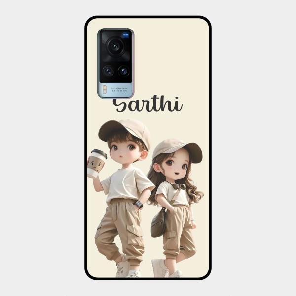 Sweet Harmony Customize Glass Case Cover For Vivo X60 5G