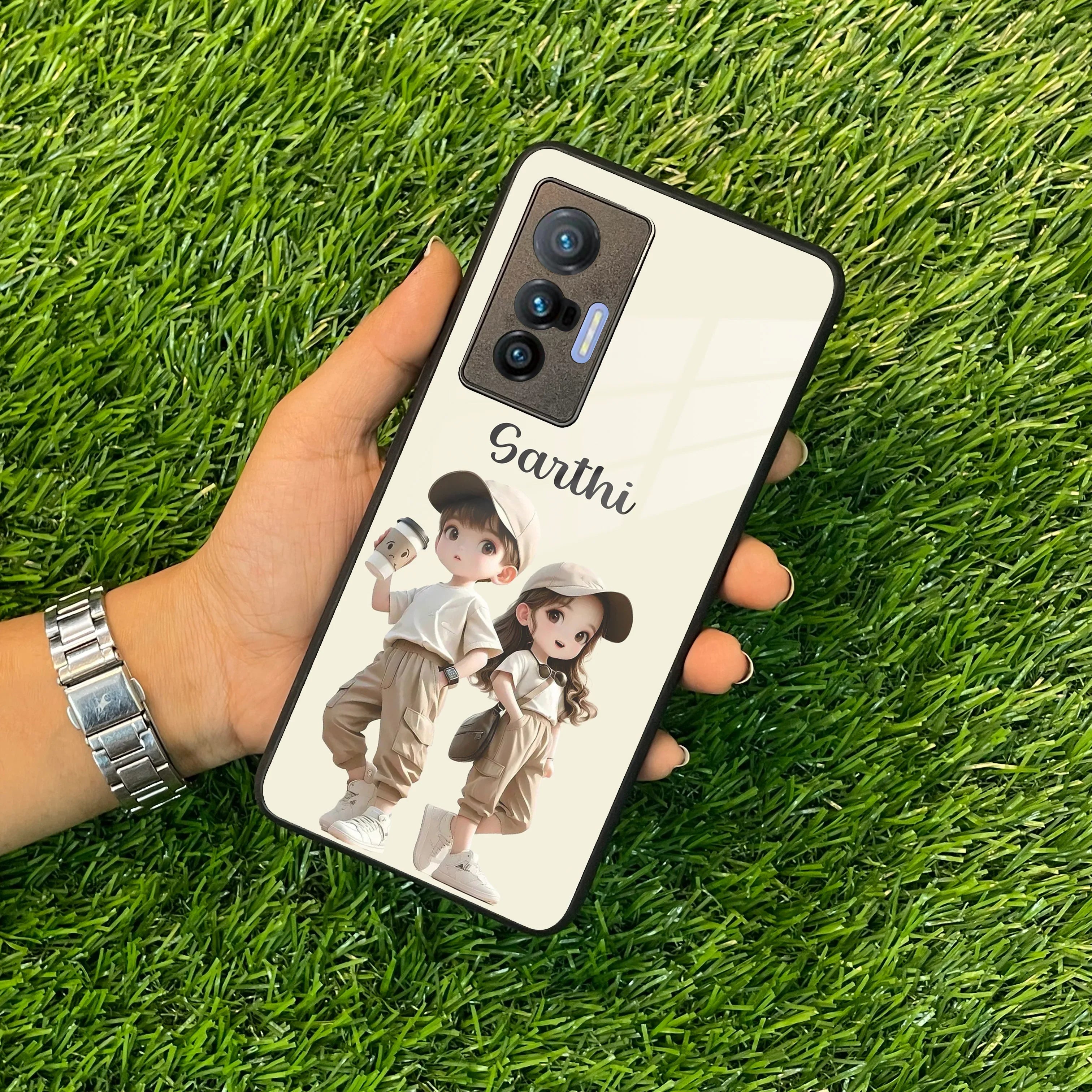 Sweet Harmony Customize Glass Case Cover For Vivo - ShopOnCliQ