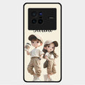 Sweet Harmony Customize Glass Case Cover For Vivo X80 5G