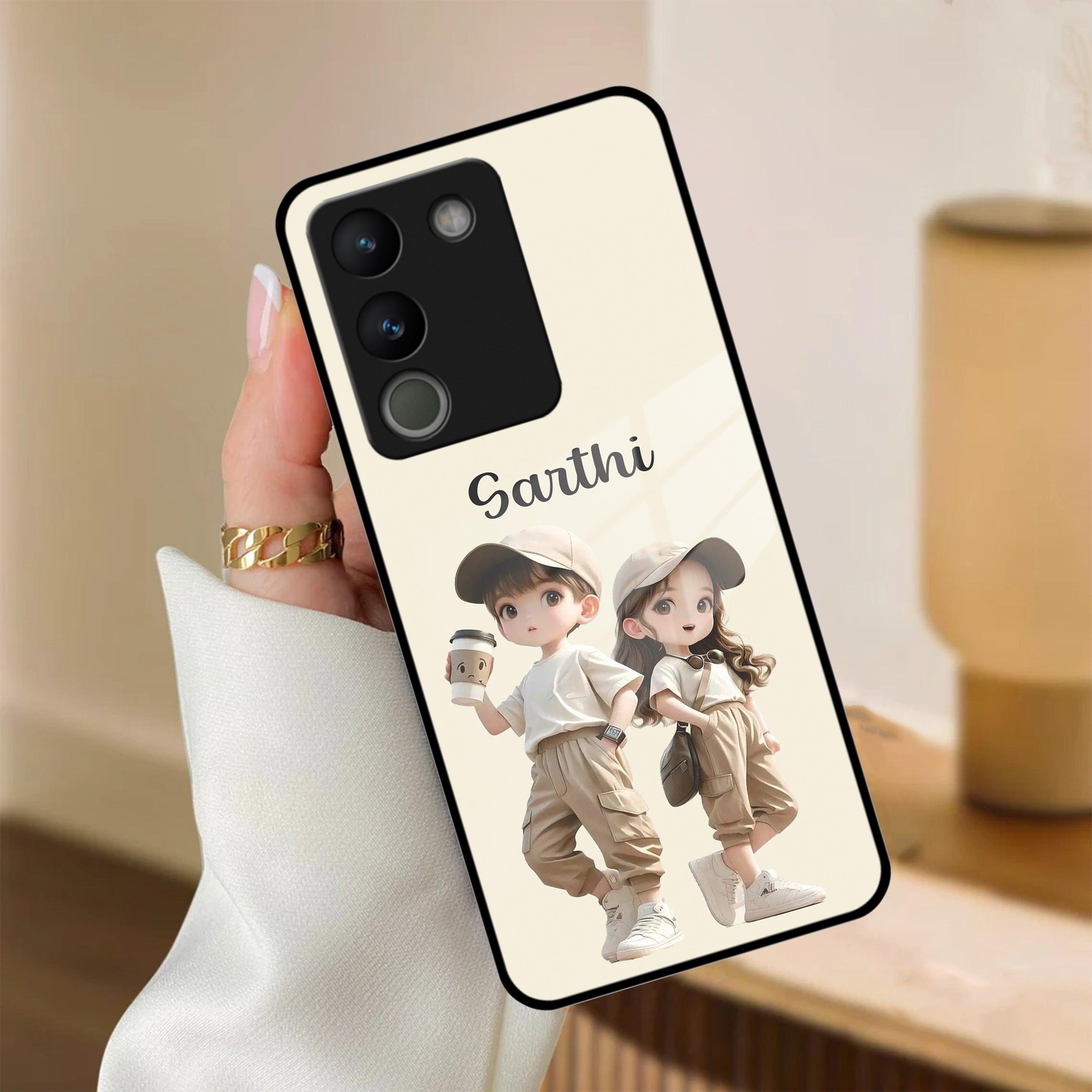 Sweet Harmony Customize Glass Case Cover For Vivo - ShopOnCliQ