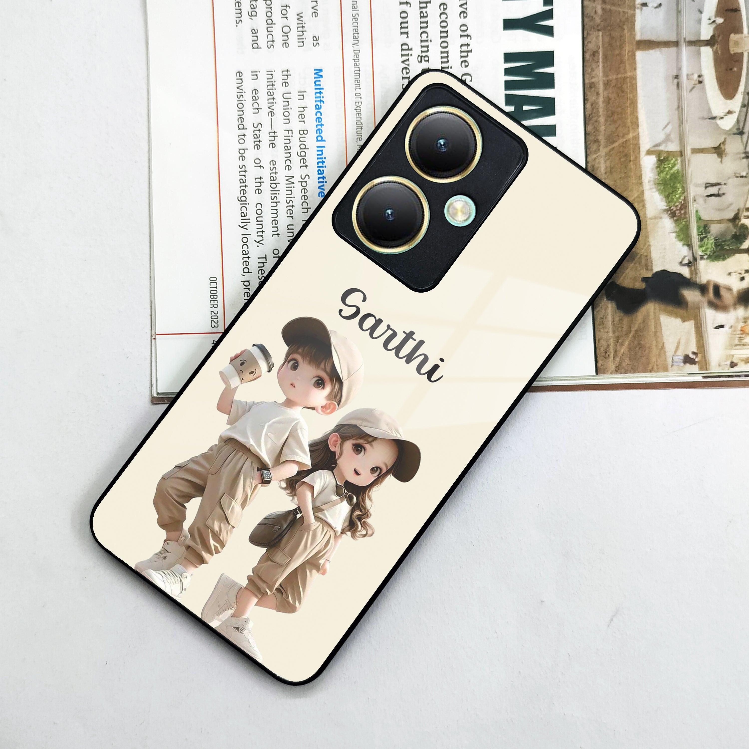 Sweet Harmony Customize Glass Case Cover For Vivo - ShopOnCliQ