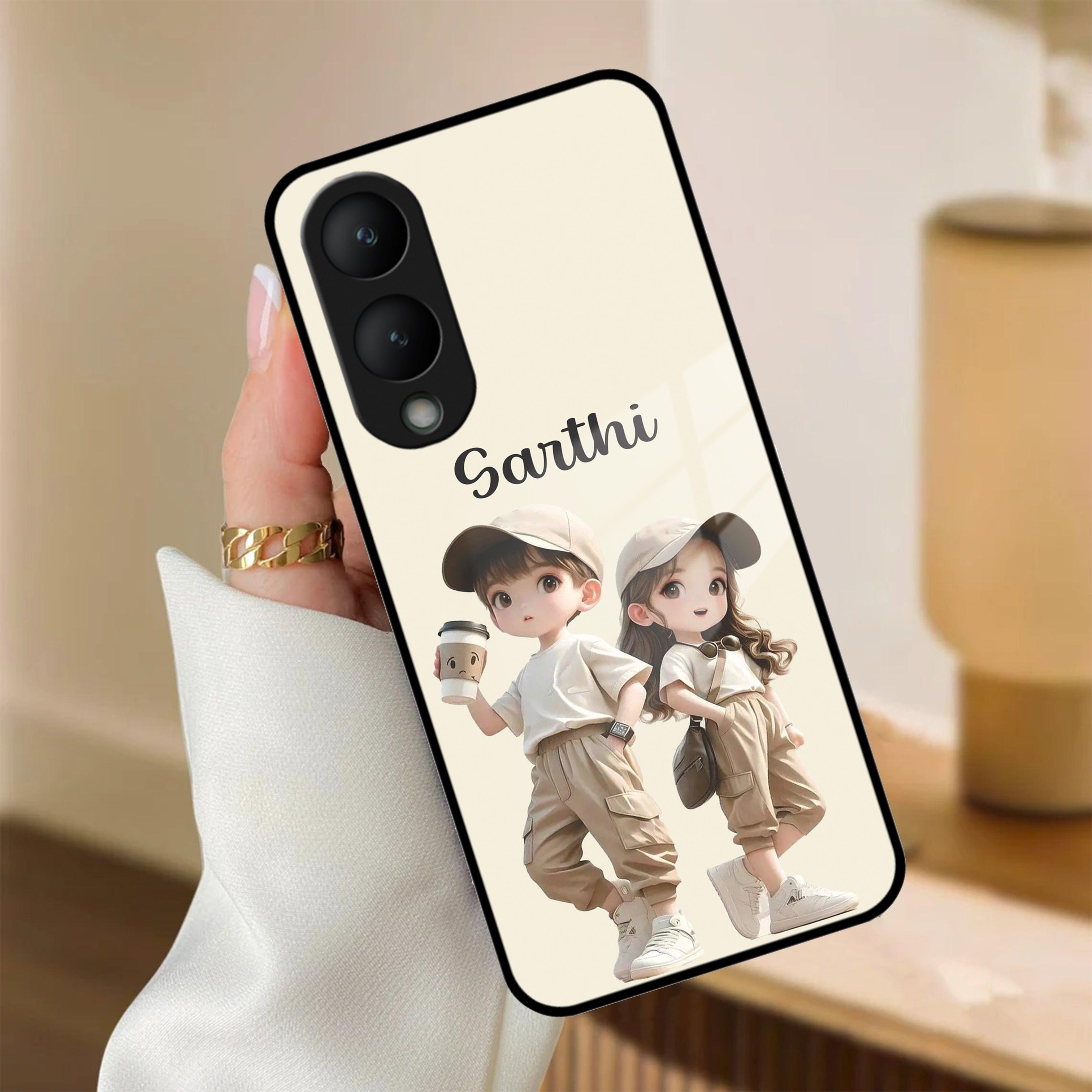 Sweet Harmony Customize Glass Case Cover For Vivo - ShopOnCliQ