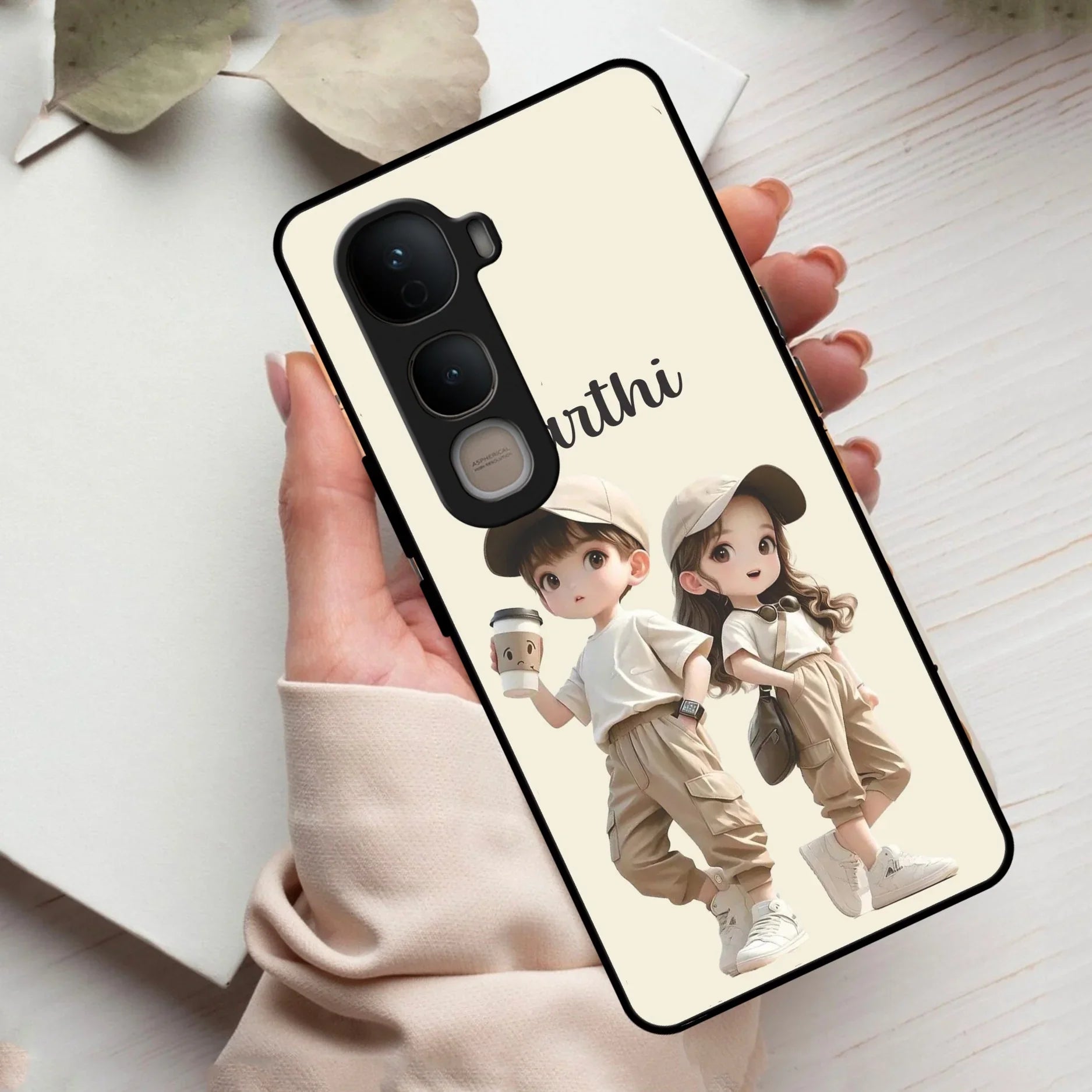 Sweet Harmony Customize Glass Case Cover For Vivo - ShopOnCliQ