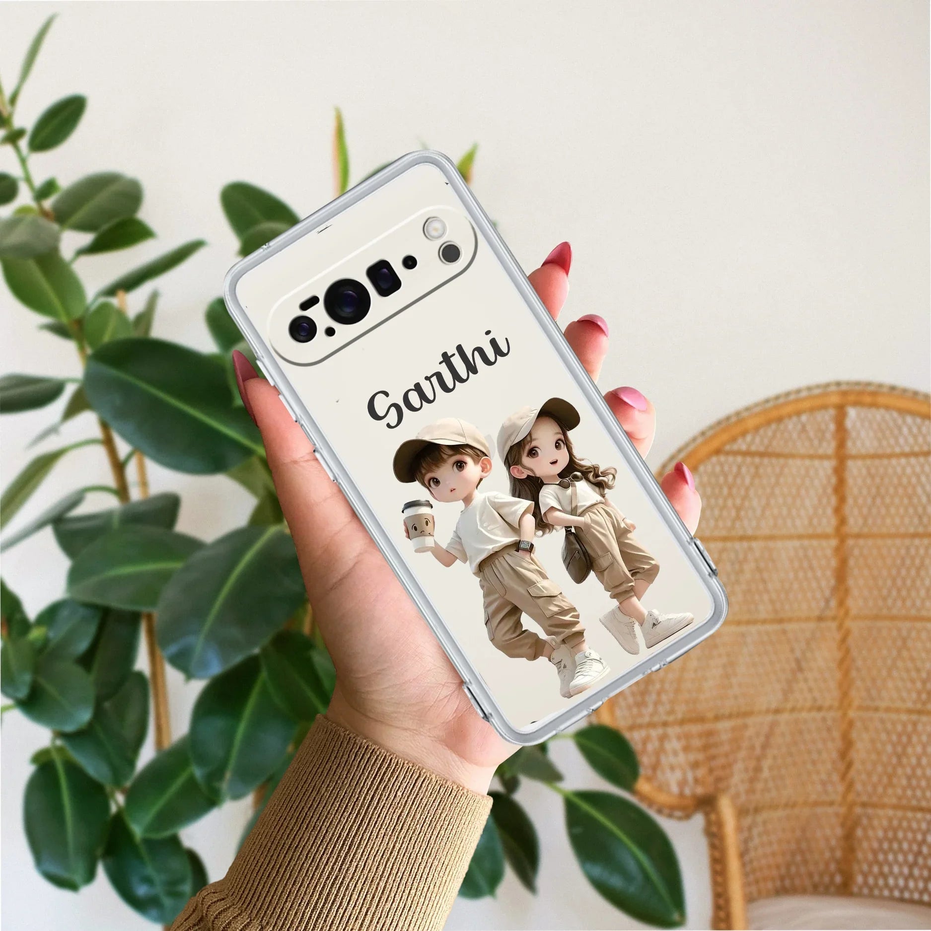 Sweet Harmony Customize Transparent Silicon Case For Google Pixel 10 Pro XL