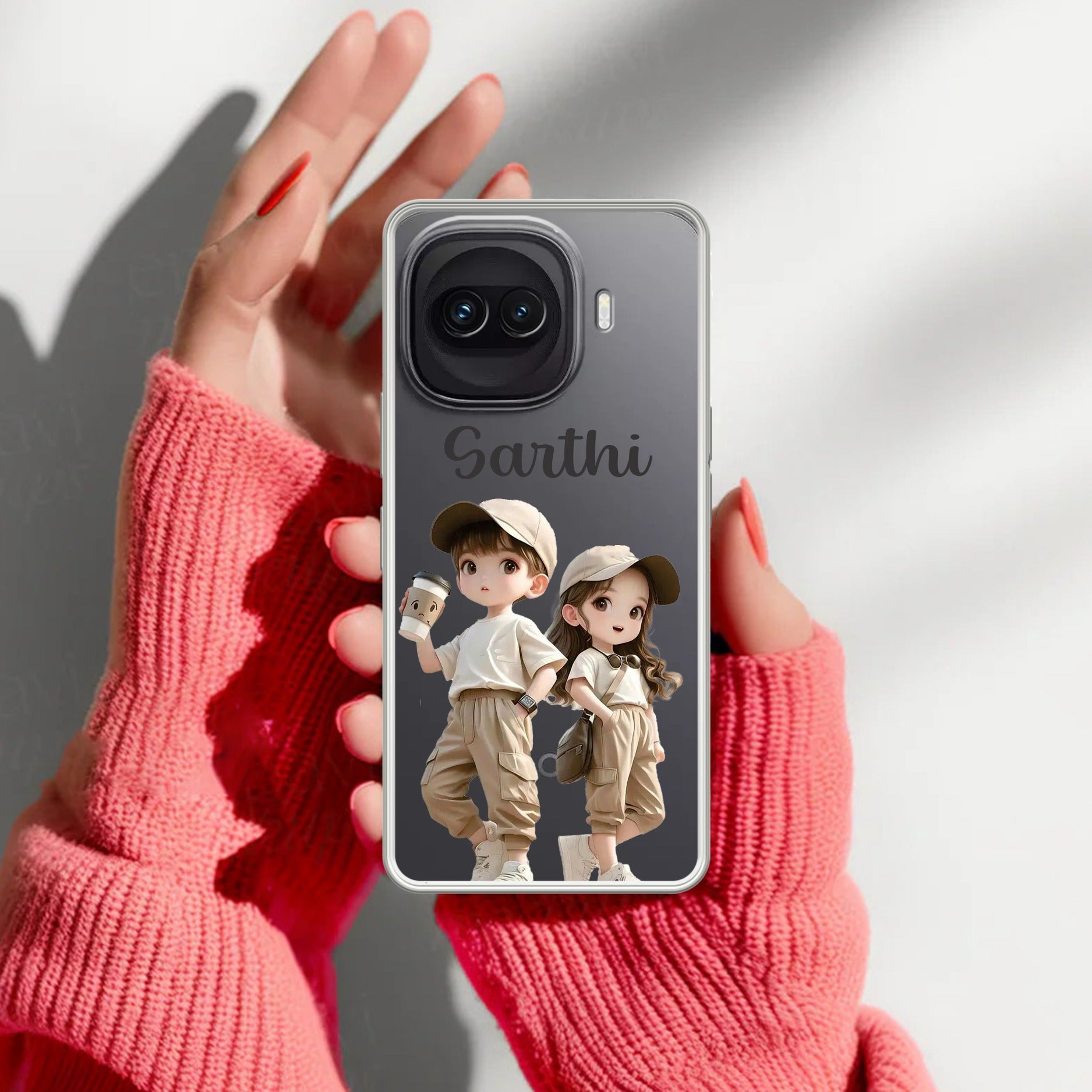 Sweet Harmony Customize Transparent Silicon Case For iQOO 15R 5G