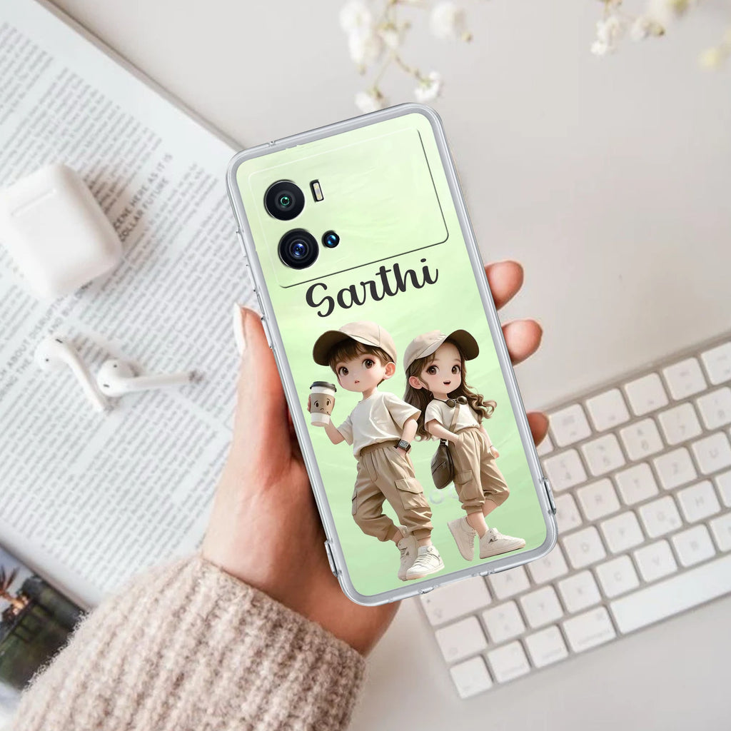 Sweet Harmony Customize Transparent Silicon Case For iQOO Neo 7 Pro 5G
