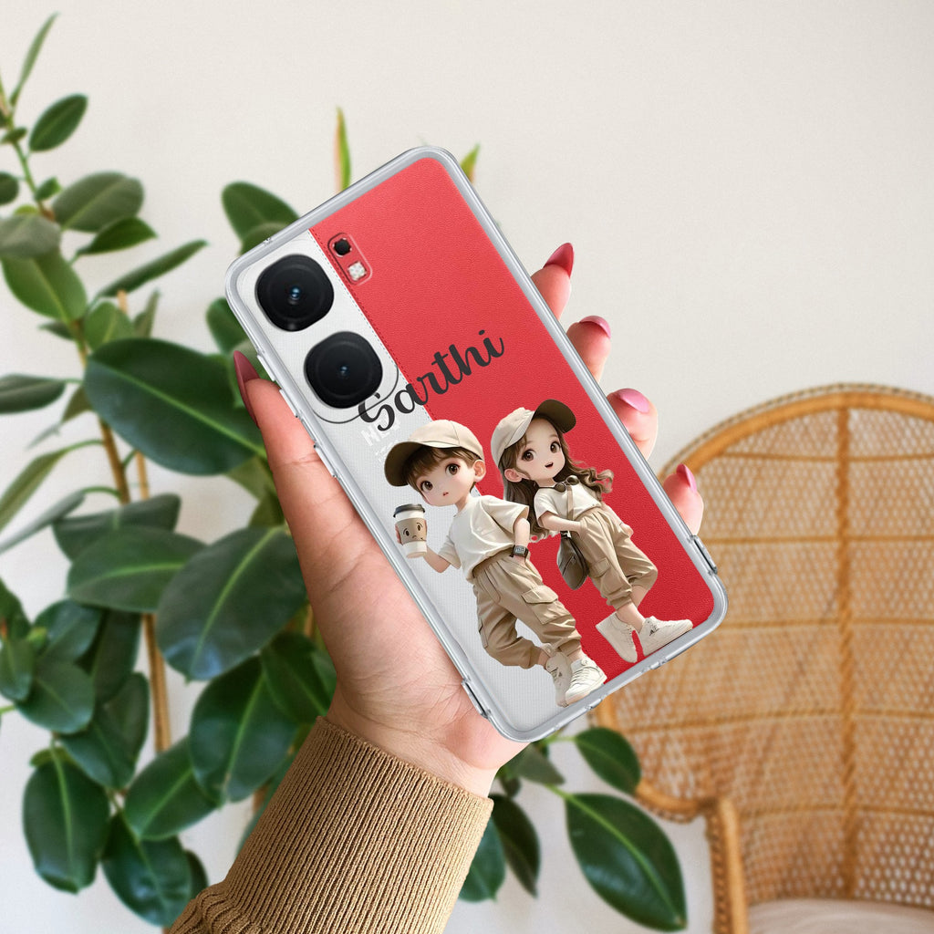 Sweet Harmony Customize Transparent Silicon Case For iQOO Neo 9 Pro 5G