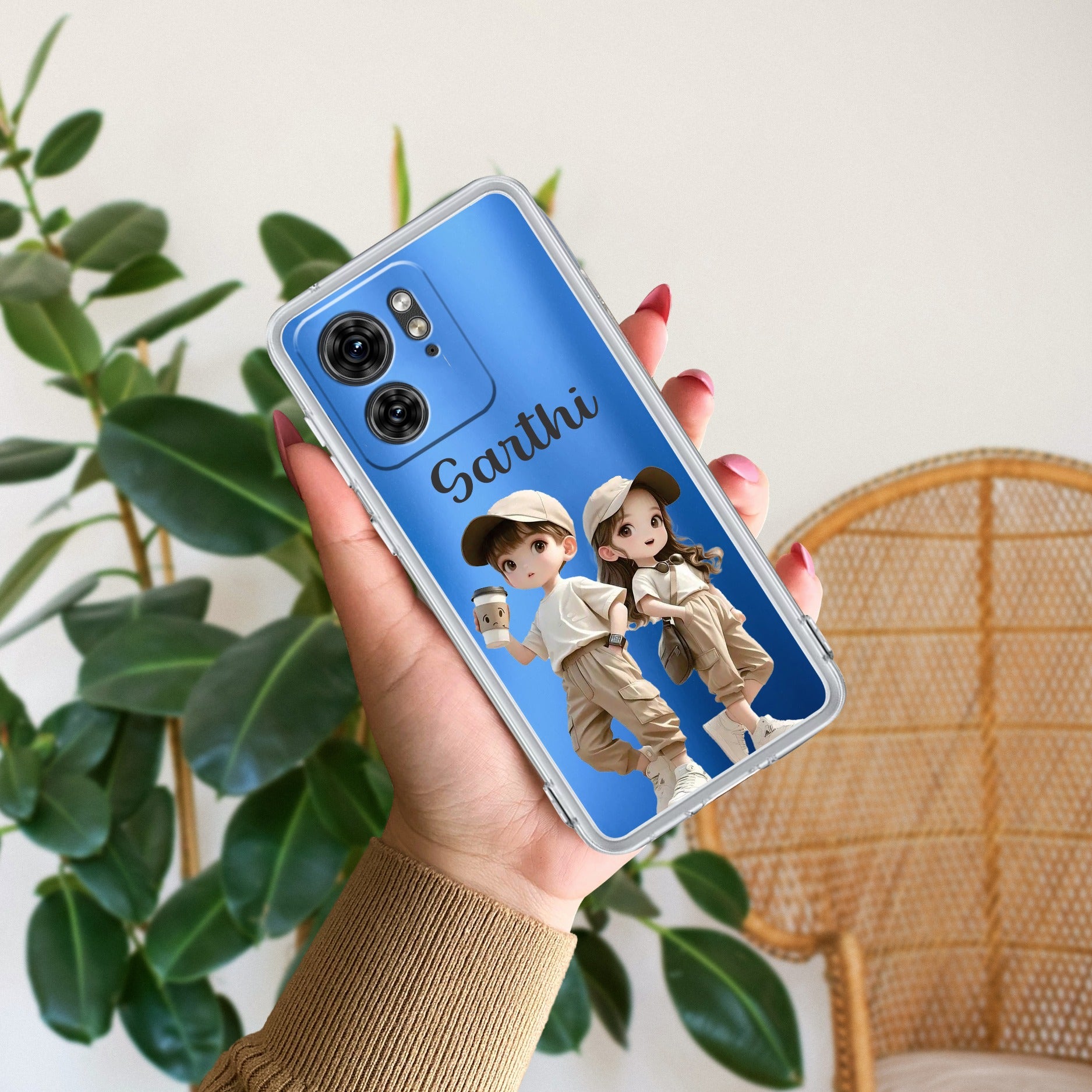 Sweet Harmony Customize Transparent Silicon Case For Motorola Edge 40 5G