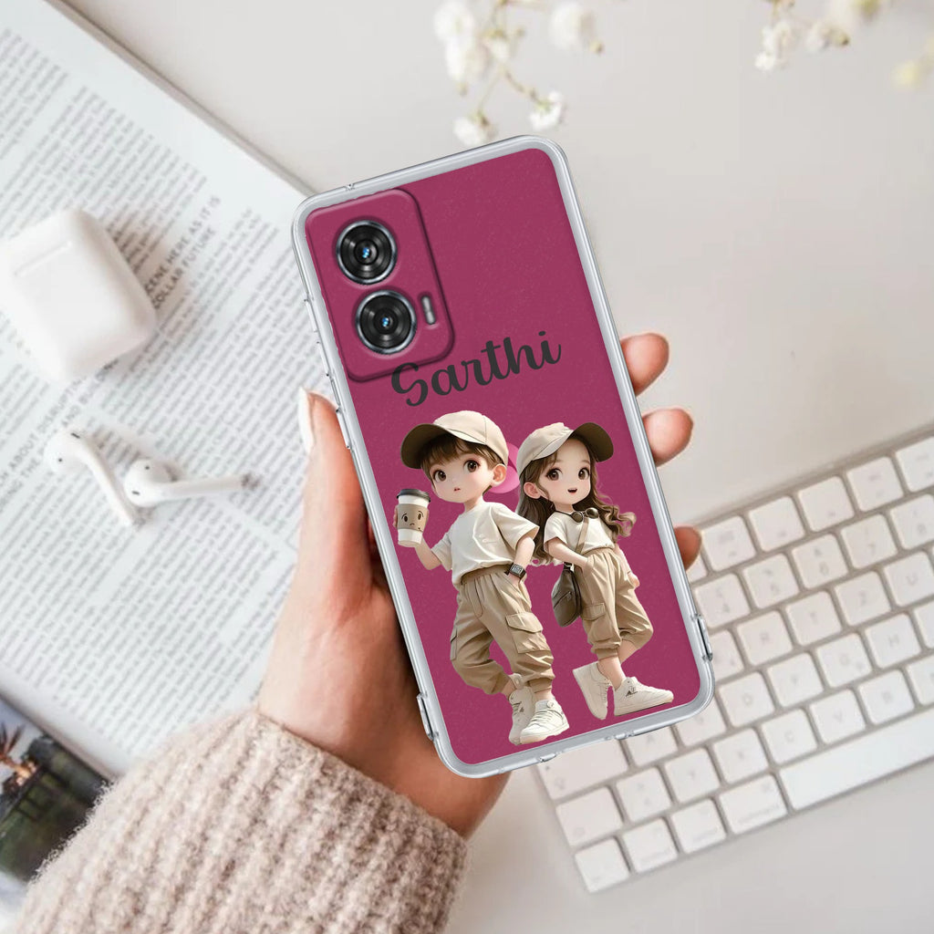 Sweet Harmony Customize Anti Yellow Case For Motorola Edge 50 Fusion 5G