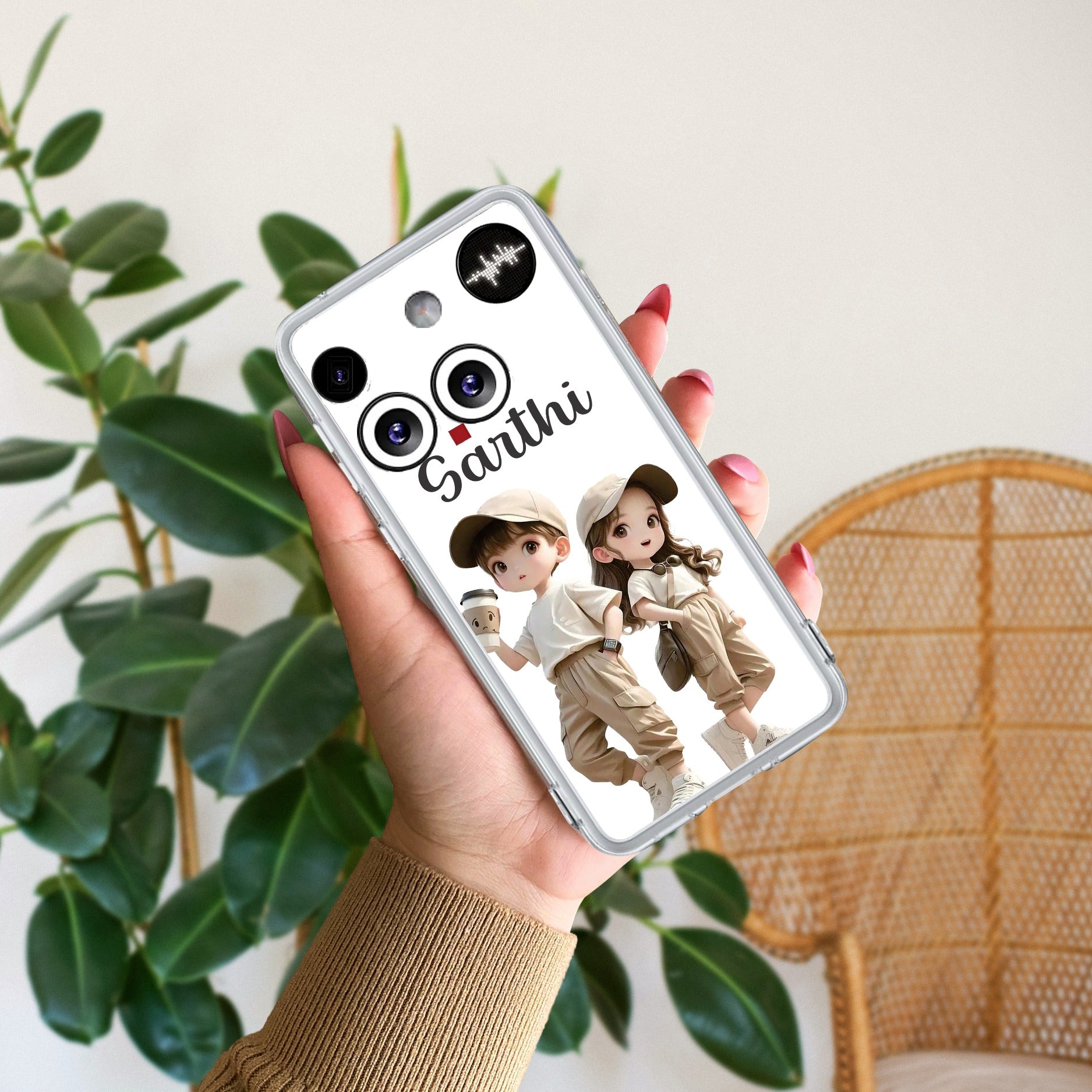 Sweet Harmony Customize Anti Yellow Case For Nothing Phone 3