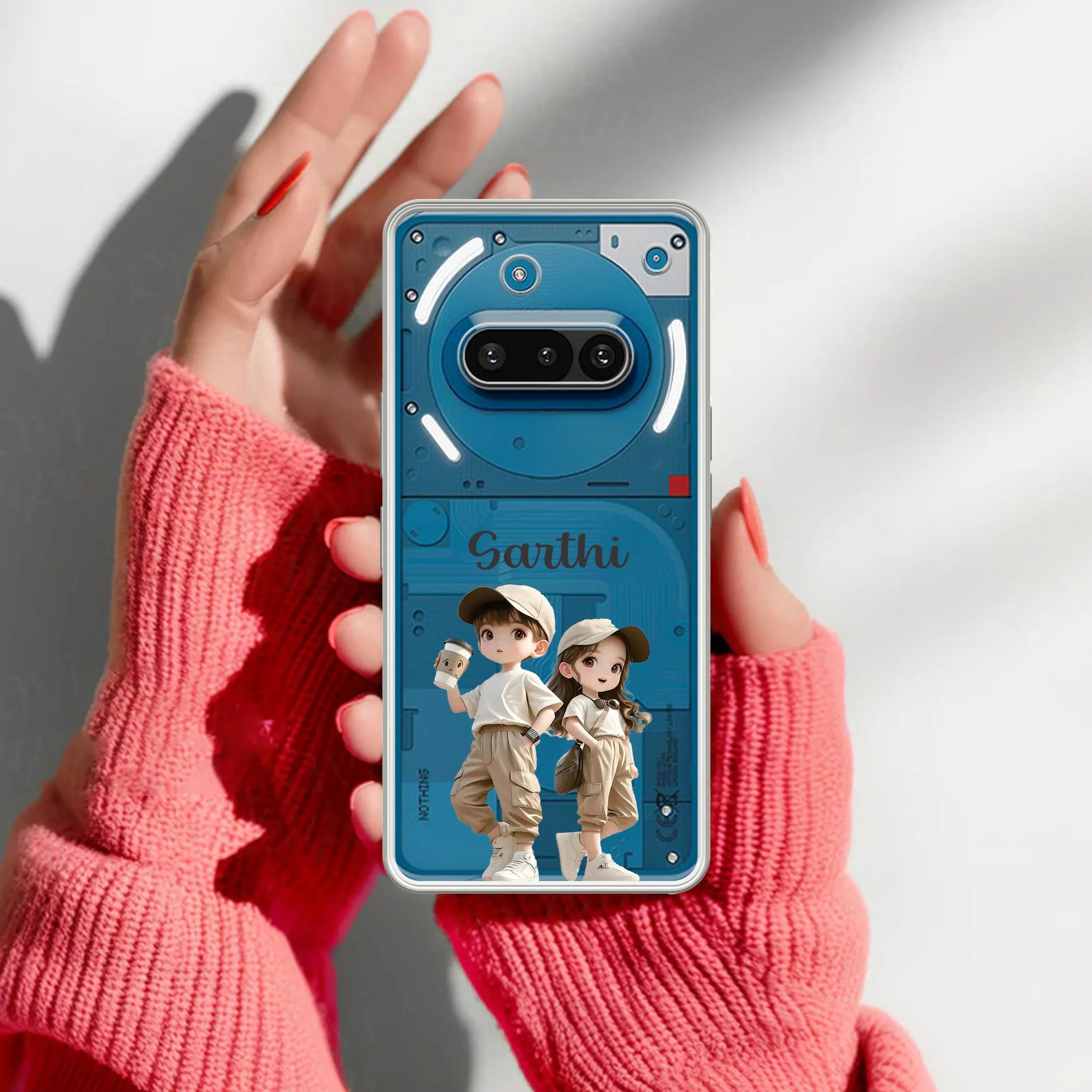 Sweet Harmony Customize Transparent Silicon Case For Nothing - ShopOnCliQ