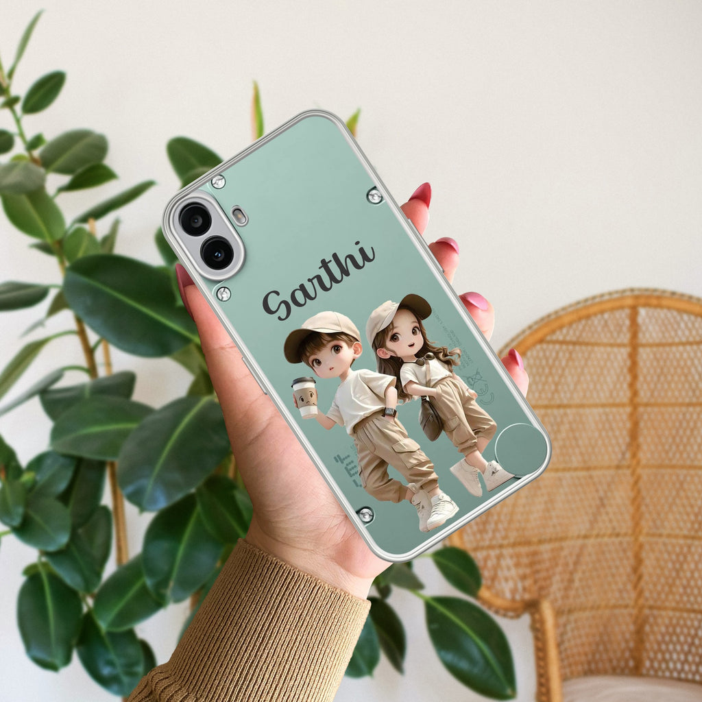 Sweet Harmony Customize Anti Yellow Case For CMF Nothing Phone 1 5G