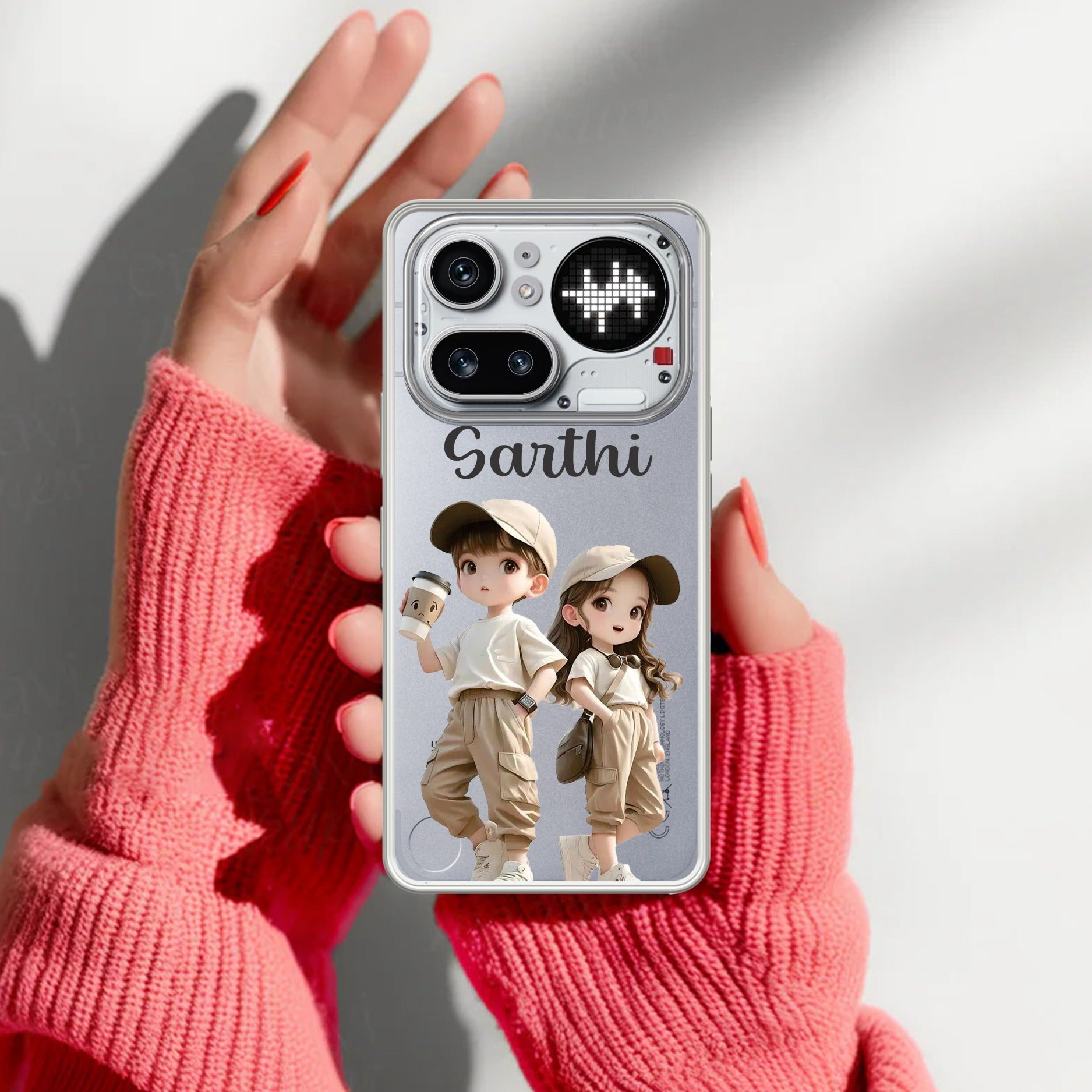 Sweet Harmony Customize Transparent Silicon Case For Nothing Phone 4A Pro 5G