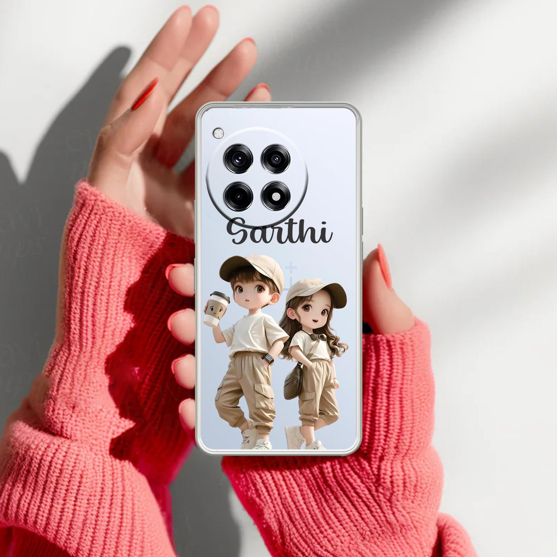 Sweet Harmony Customize Transparent Silicon Case For OnePlus