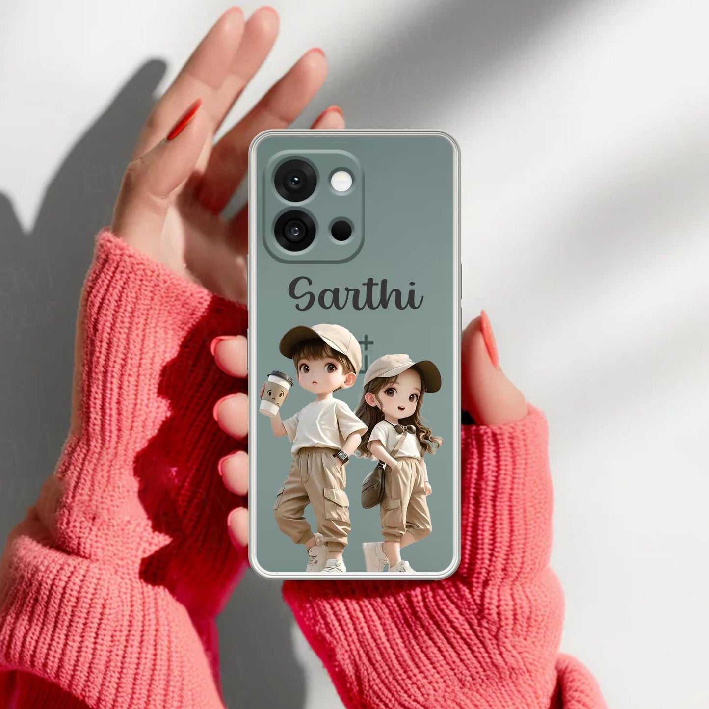 Sweet Harmony Customize Transparent Silicon Case For OnePlus