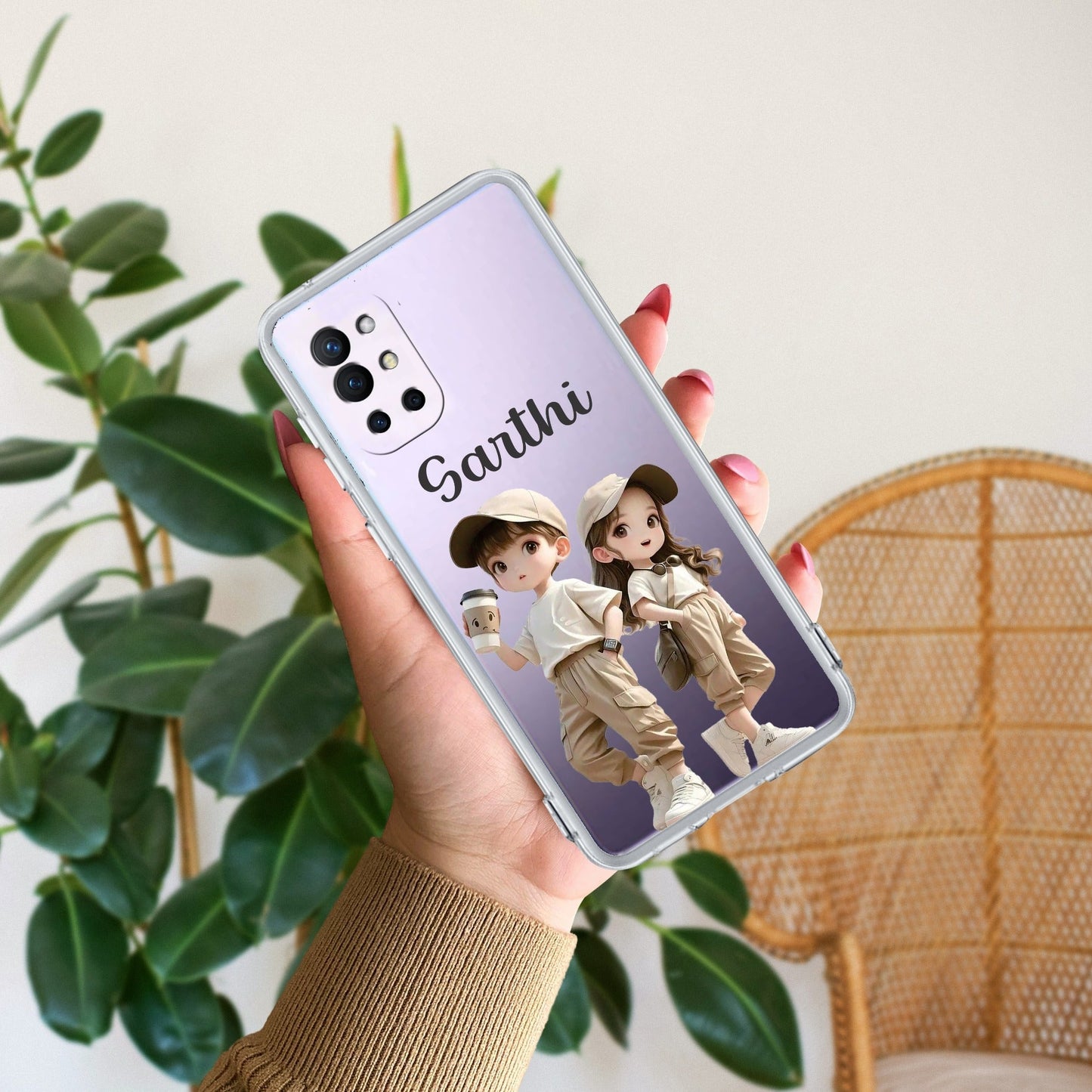 Sweet Harmony Customize Transparent Silicon Case For OnePlus