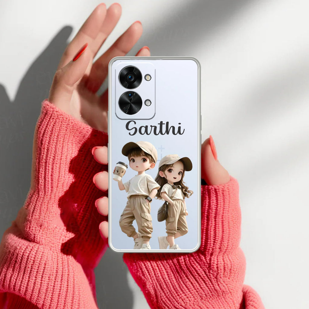 Sweet Harmony Customize Transparent Silicon Case For OnePlus Nord 2T 5G