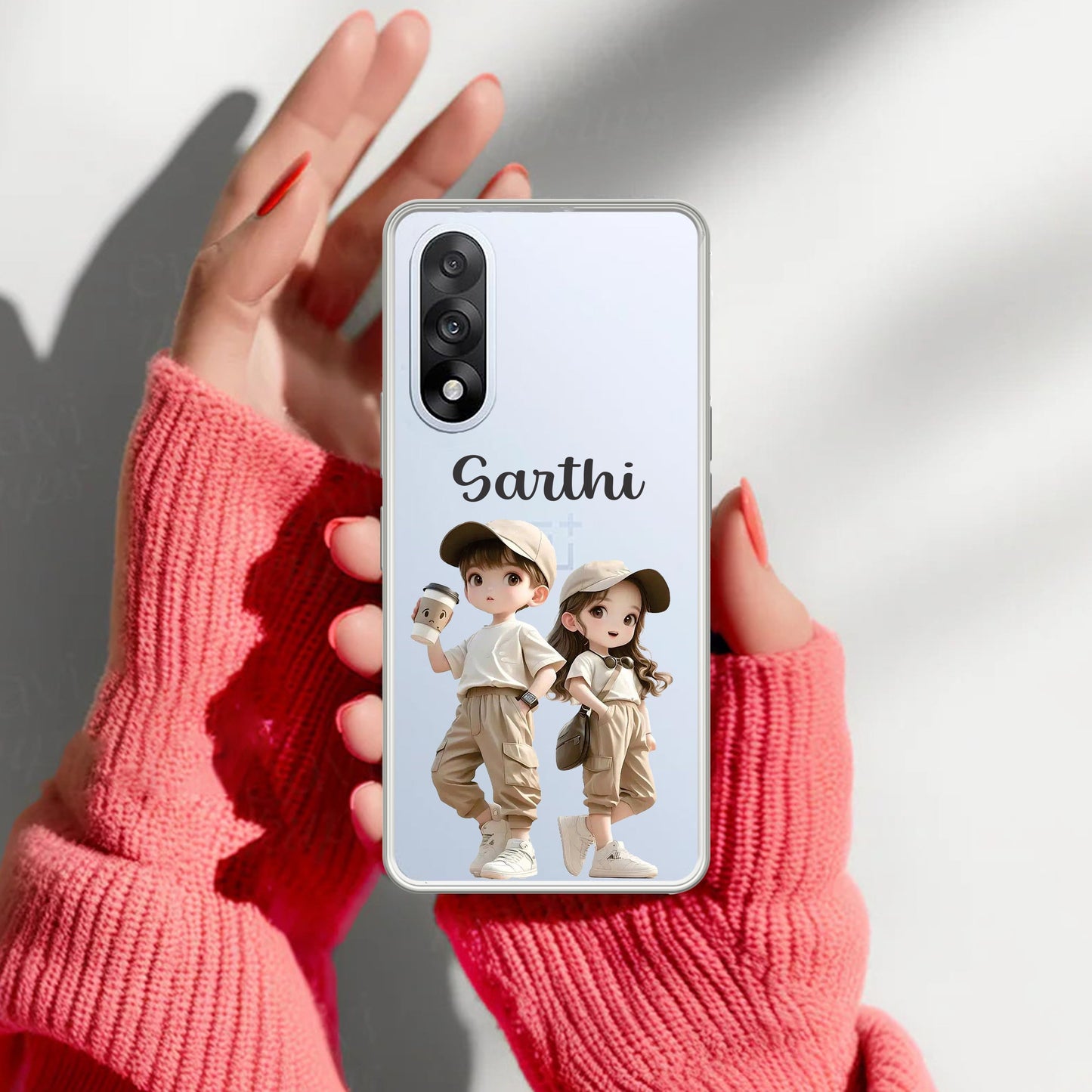 Sweet Harmony Customize Transparent Silicon Case For OnePlus