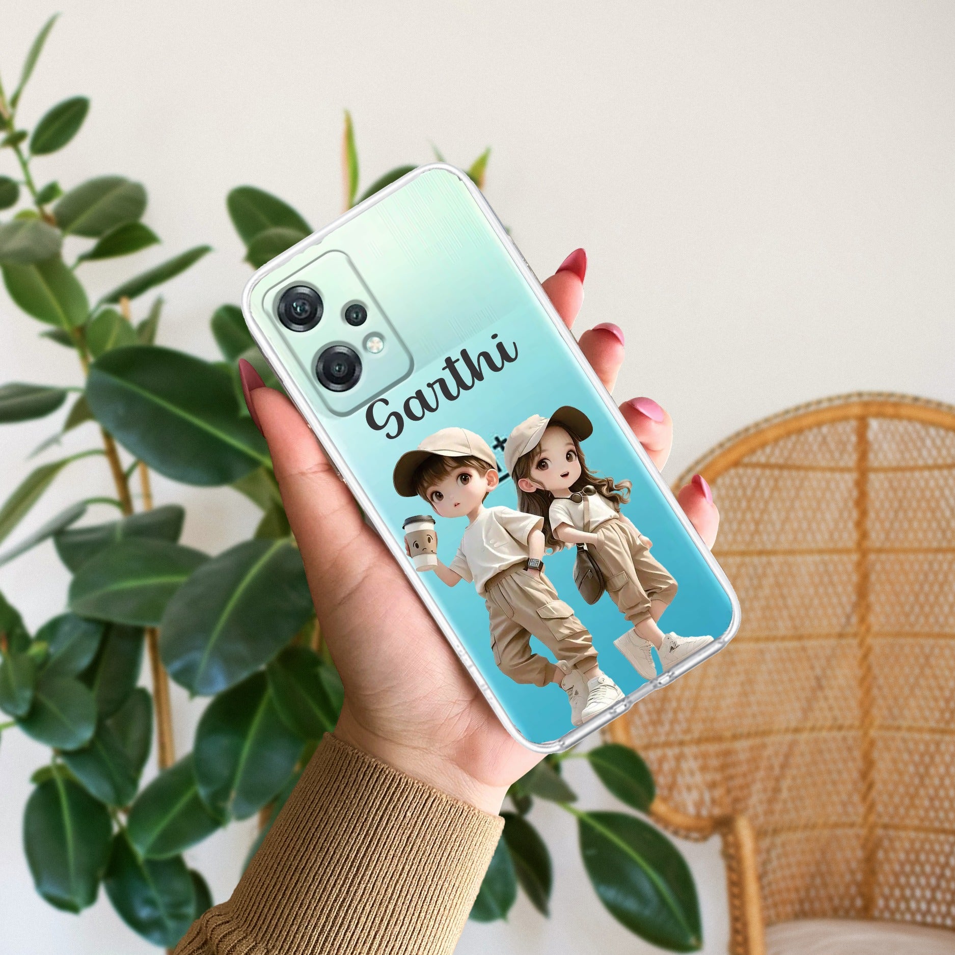 Sweet Harmony Customize Transparent Silicon Case For OnePlus