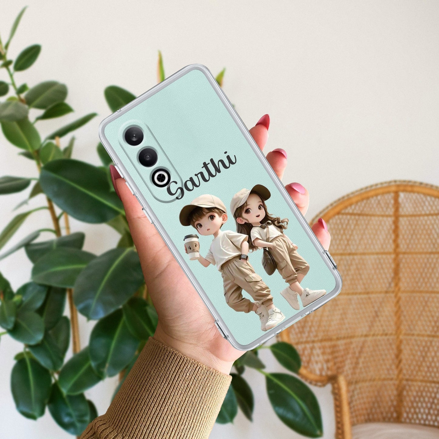 Sweet Harmony Customize Transparent Silicon Case For OnePlus