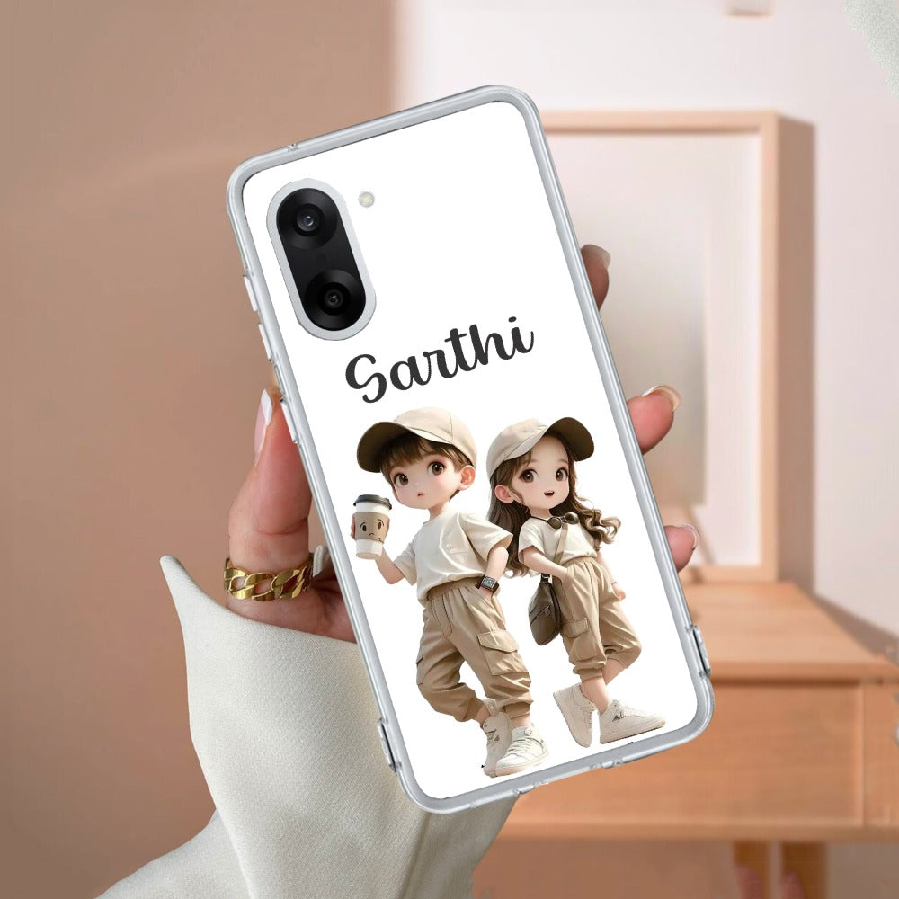 Sweet Harmony Customize Transparent Silicon Case For OnePlus