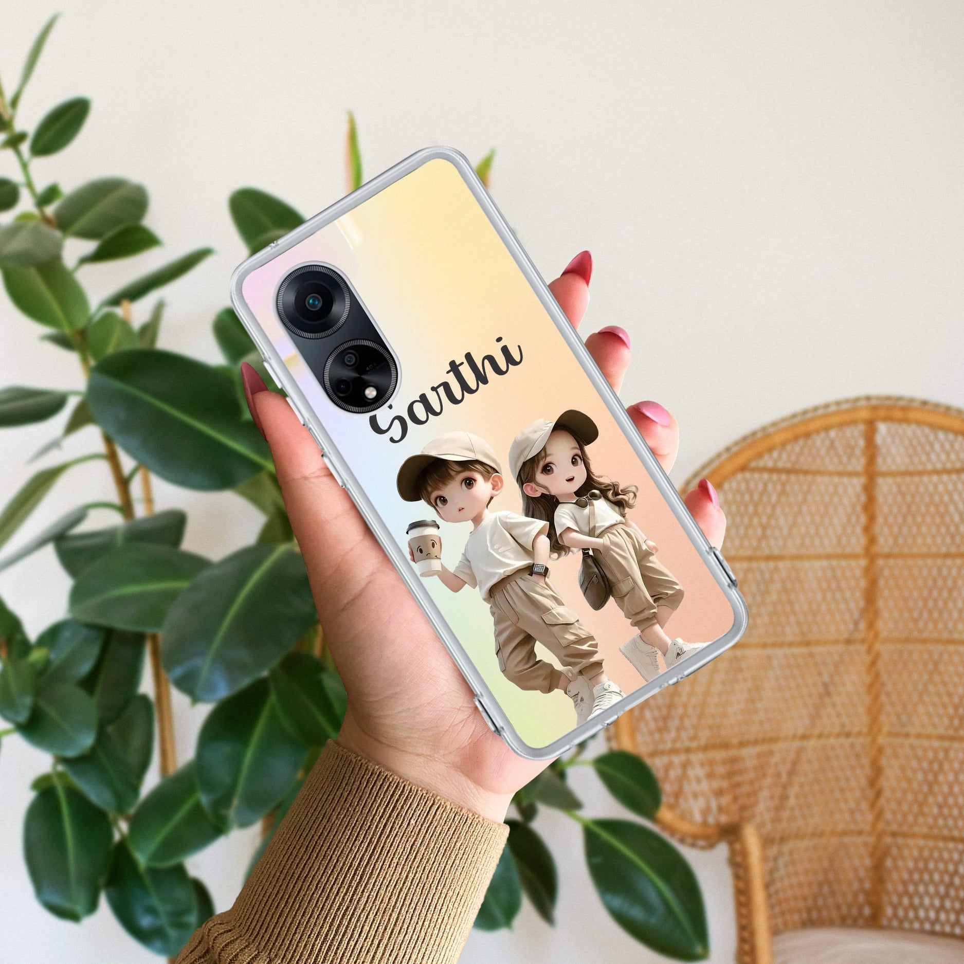 Sweet Harmony Customize Anti Yellow Case For Oppo F23 5G