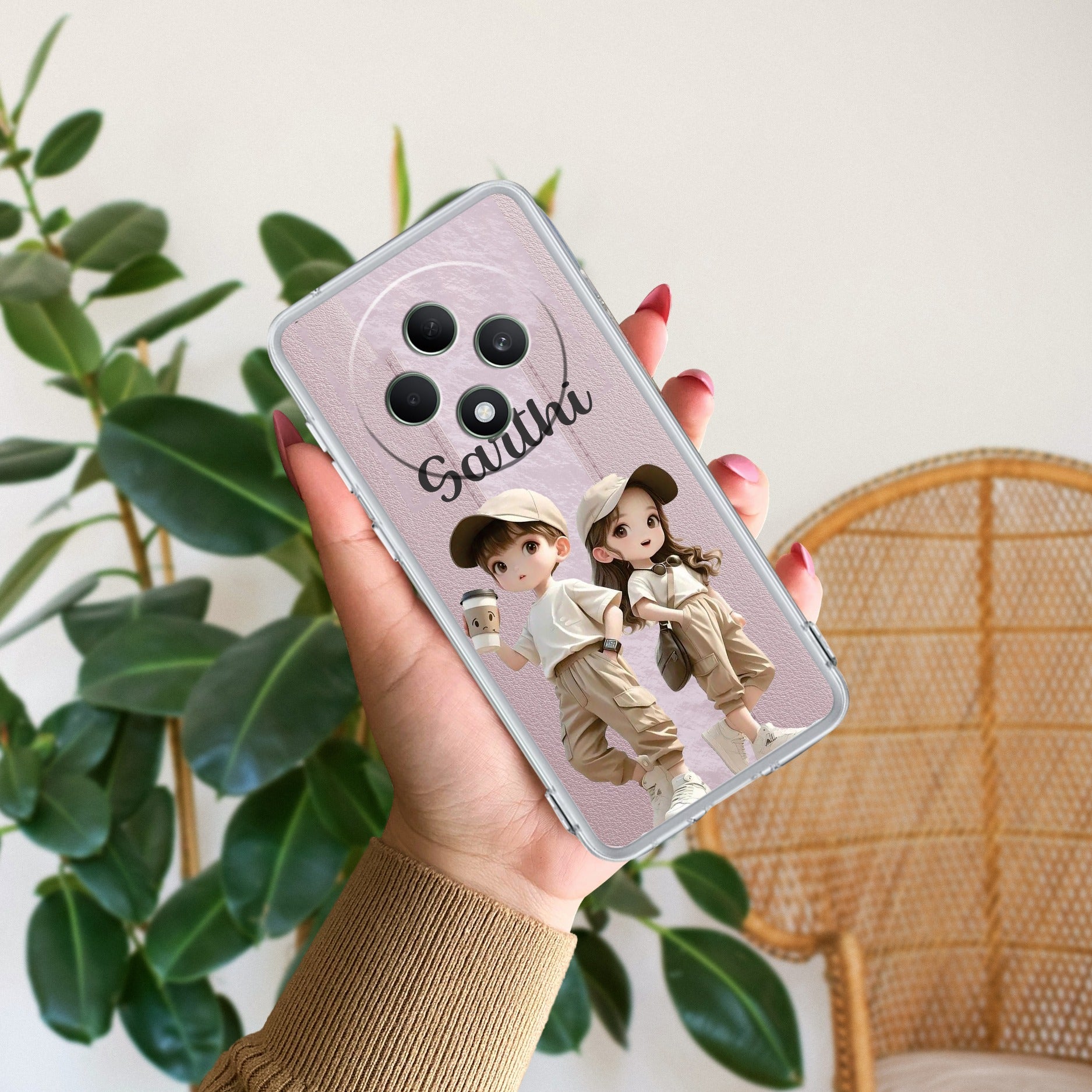 Sweet Harmony Customize Anti Yellow Case For Oppo F27 5G