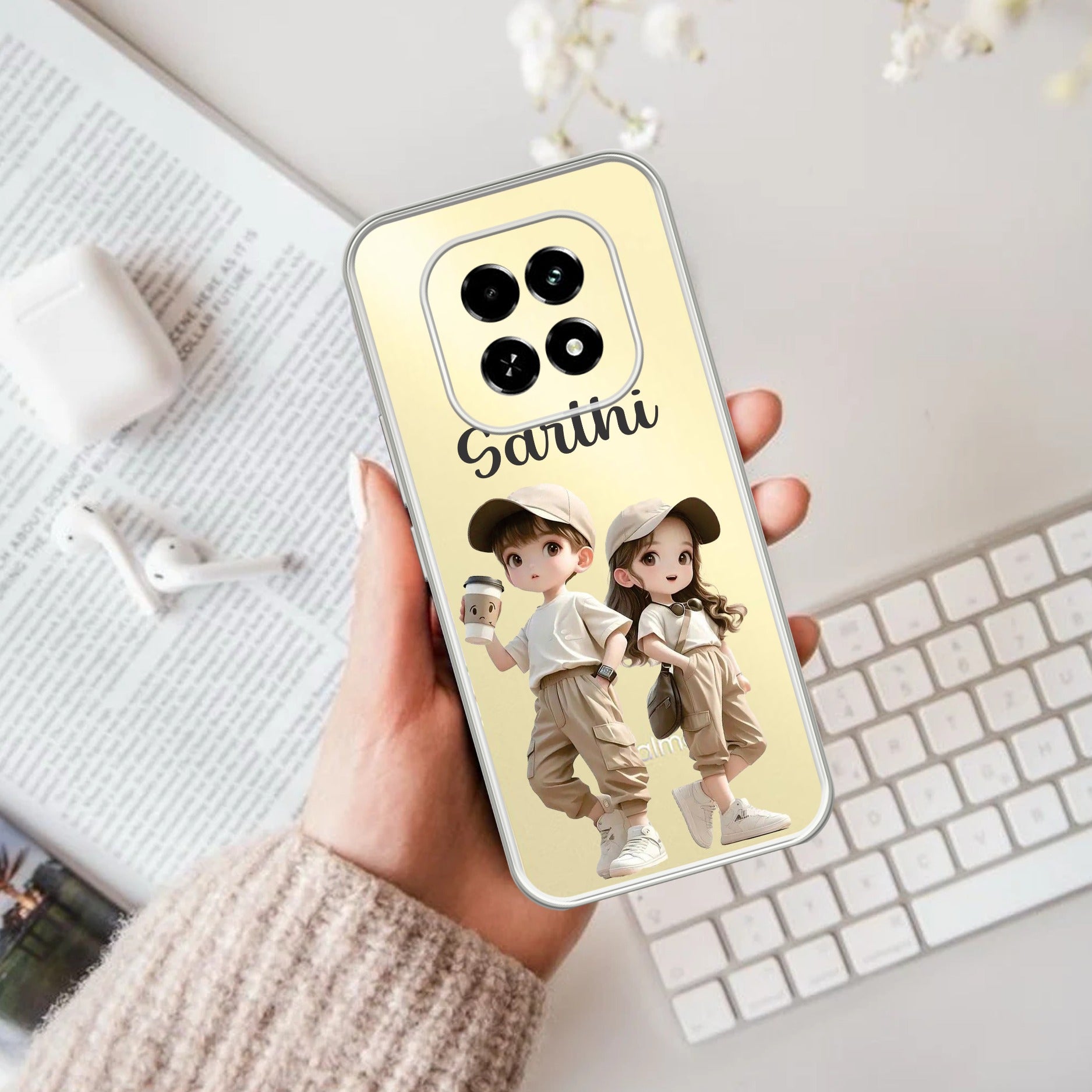 Sweet Harmony Customize Anti Yellow Case For Oppo F29 5G