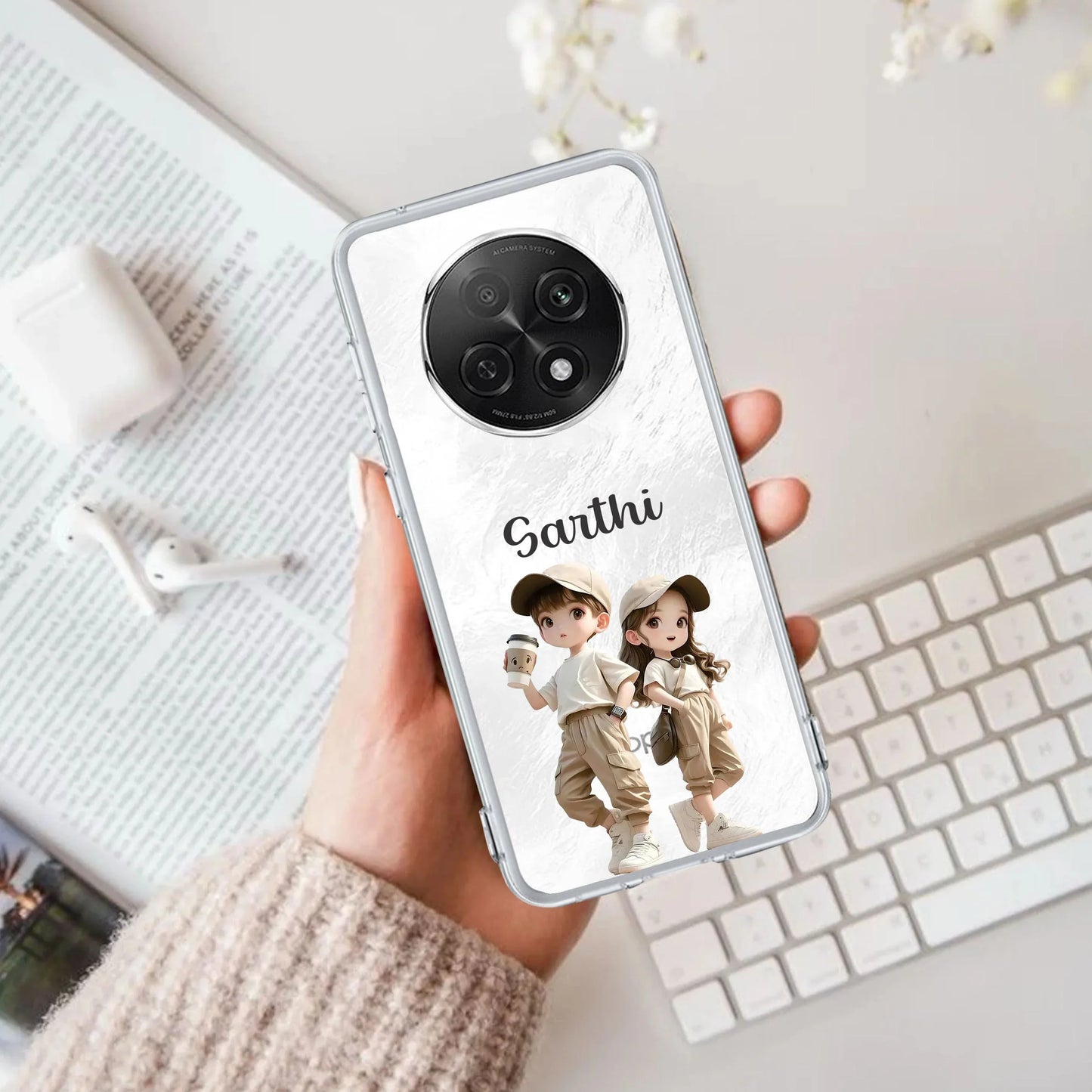 Sweet Harmony Customize Transparent Silicon Case For Oppo - ShopOnCliQ