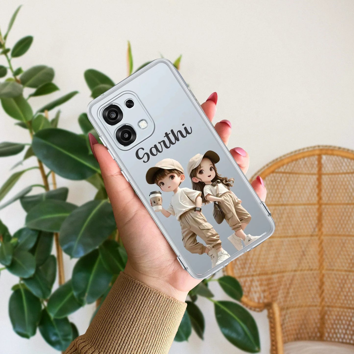 Sweet Harmony Customize Transparent Silicon Case For Oppo - ShopOnCliQ