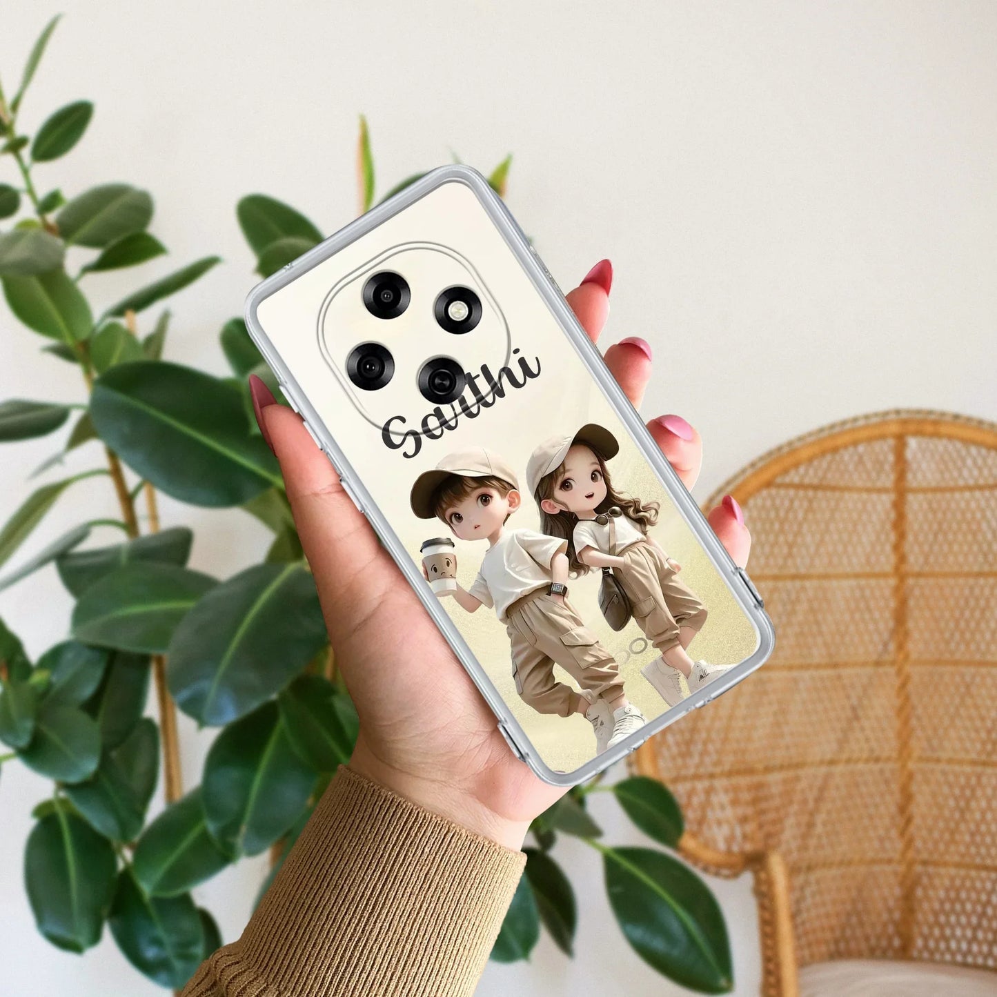 Sweet Harmony Customize Transparent Silicon Case For Oppo - ShopOnCliQ