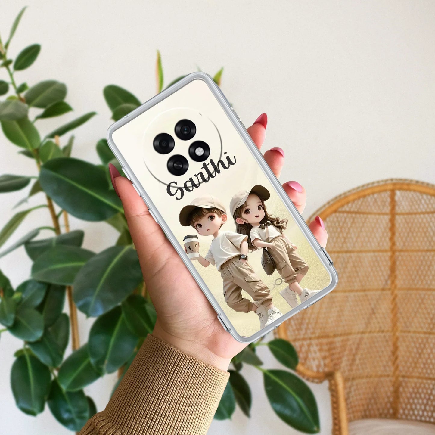 Sweet Harmony Customize Transparent Silicon Case For Oppo - ShopOnCliQ