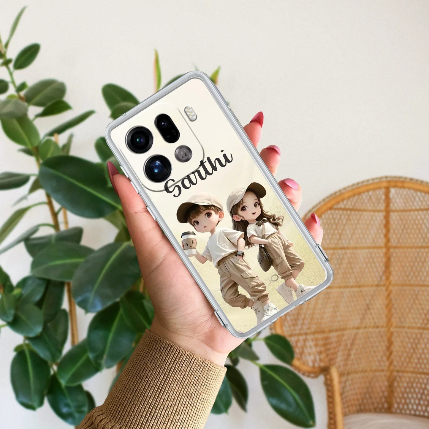 Sweet Harmony Customize Transparent Silicon Case For Oppo - ShopOnCliQ