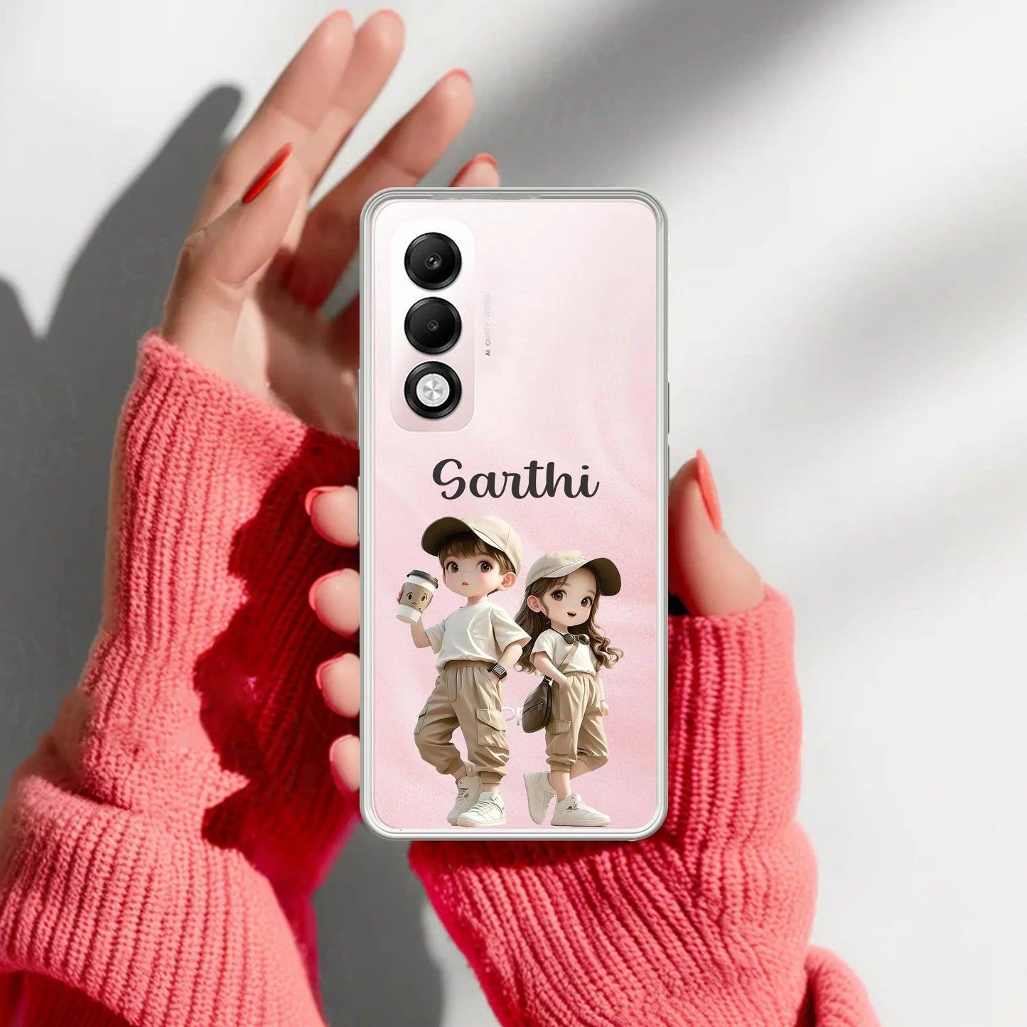 Sweet Harmony Customize Transparent Silicon Case For Oppo - ShopOnCliQ