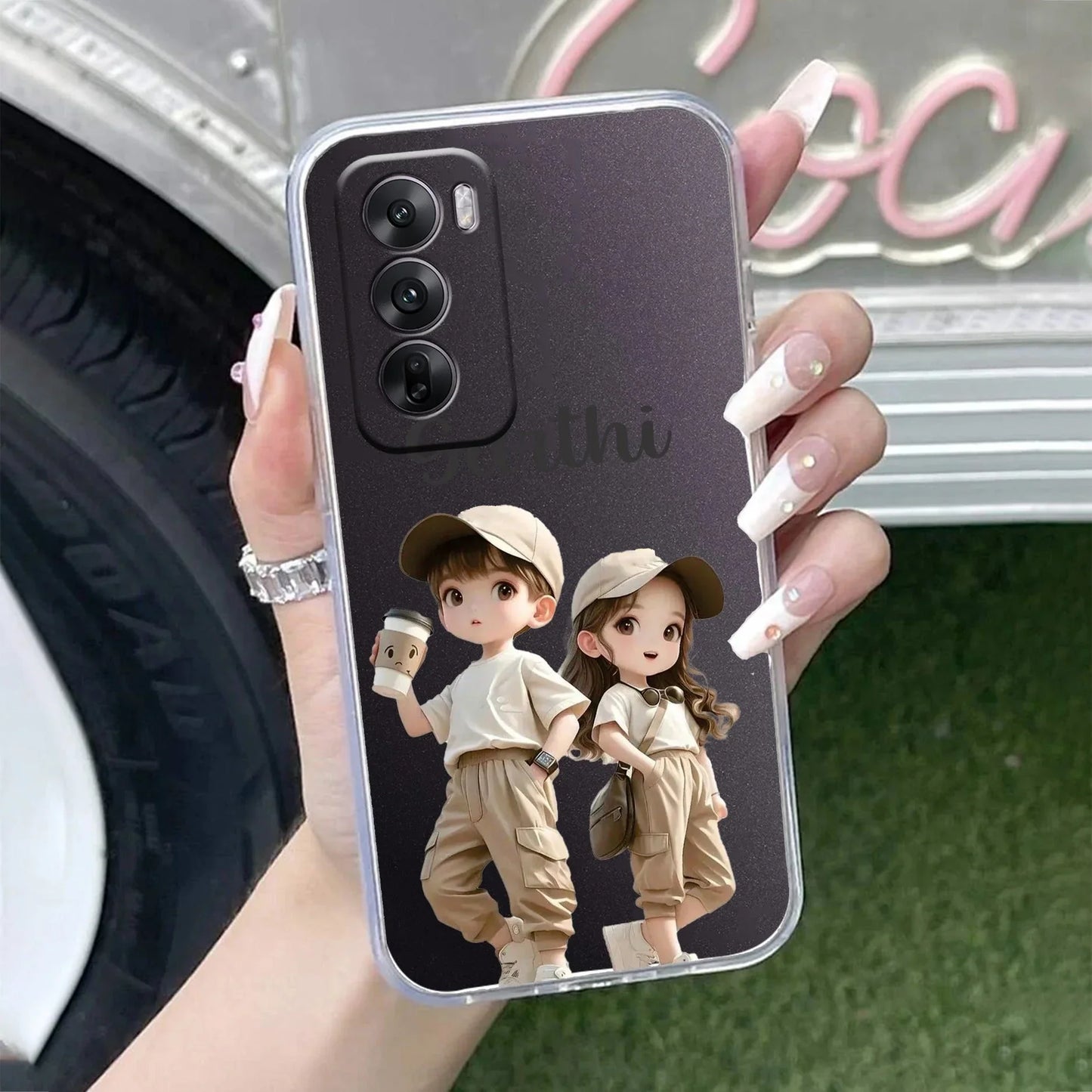 Sweet Harmony Customize Transparent Silicon Case For Oppo - ShopOnCliQ