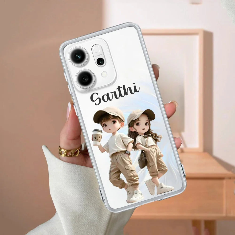 Sweet Harmony Customize Transparent Silicon Case For Oppo - ShopOnCliQ