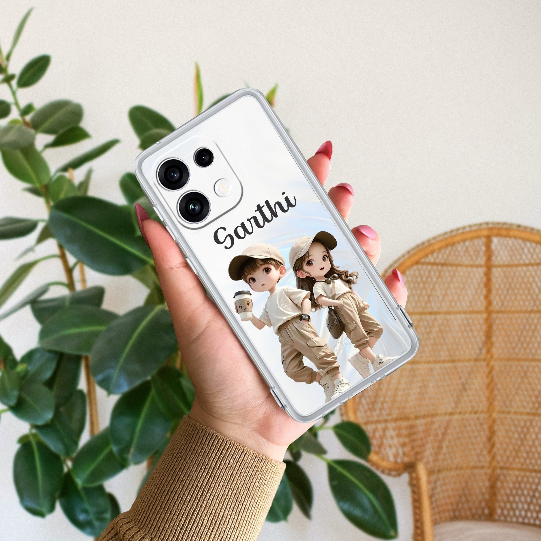 Sweet Harmony Customize Anti Yellow Case For Oppo Reno 16C 5G