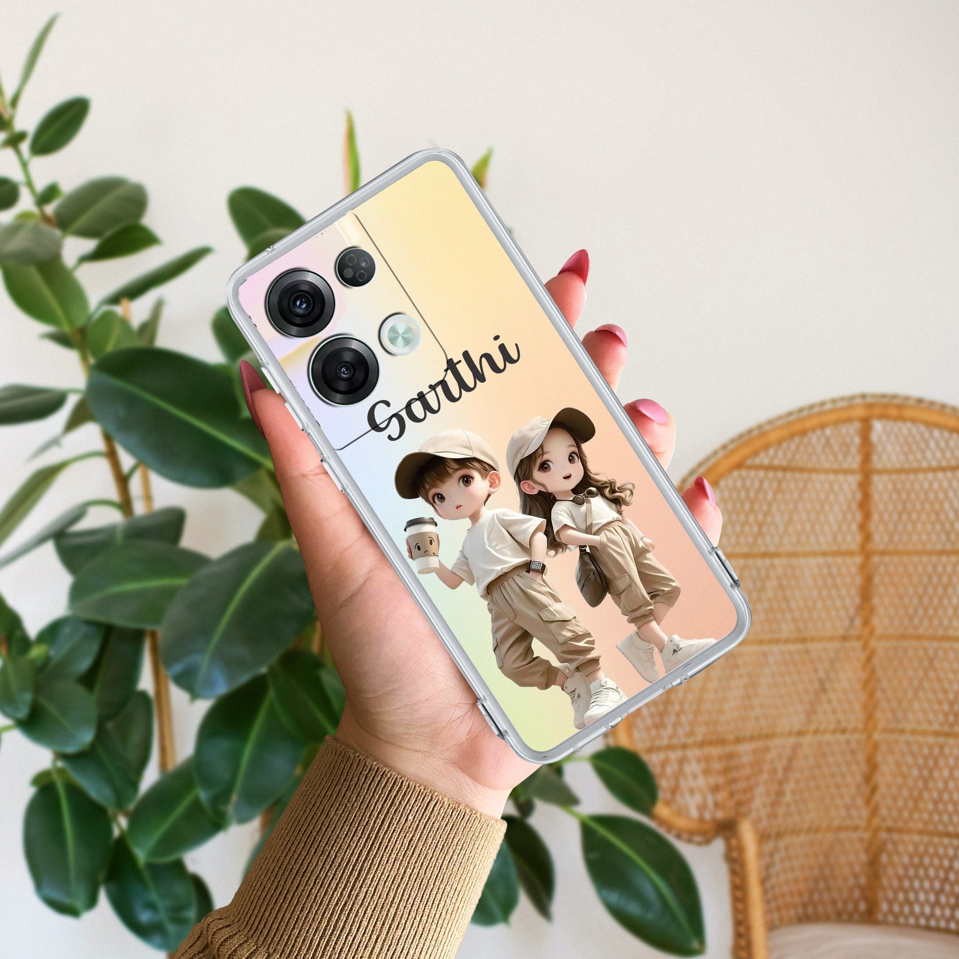 Sweet Harmony Customize Anti Yellow Case For Oppo Reno 8 Pro 5G