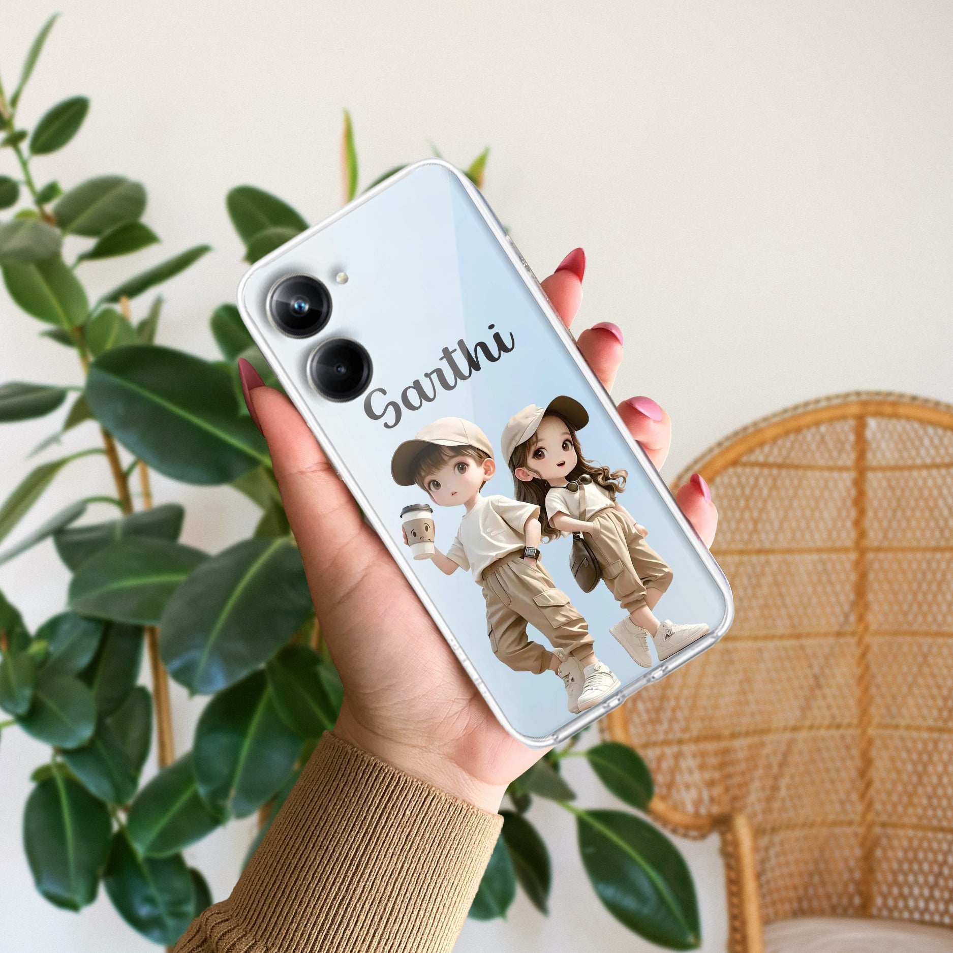 Sweet Harmony Customize Transparent Silicon Case For Realme 10 Pro 5G