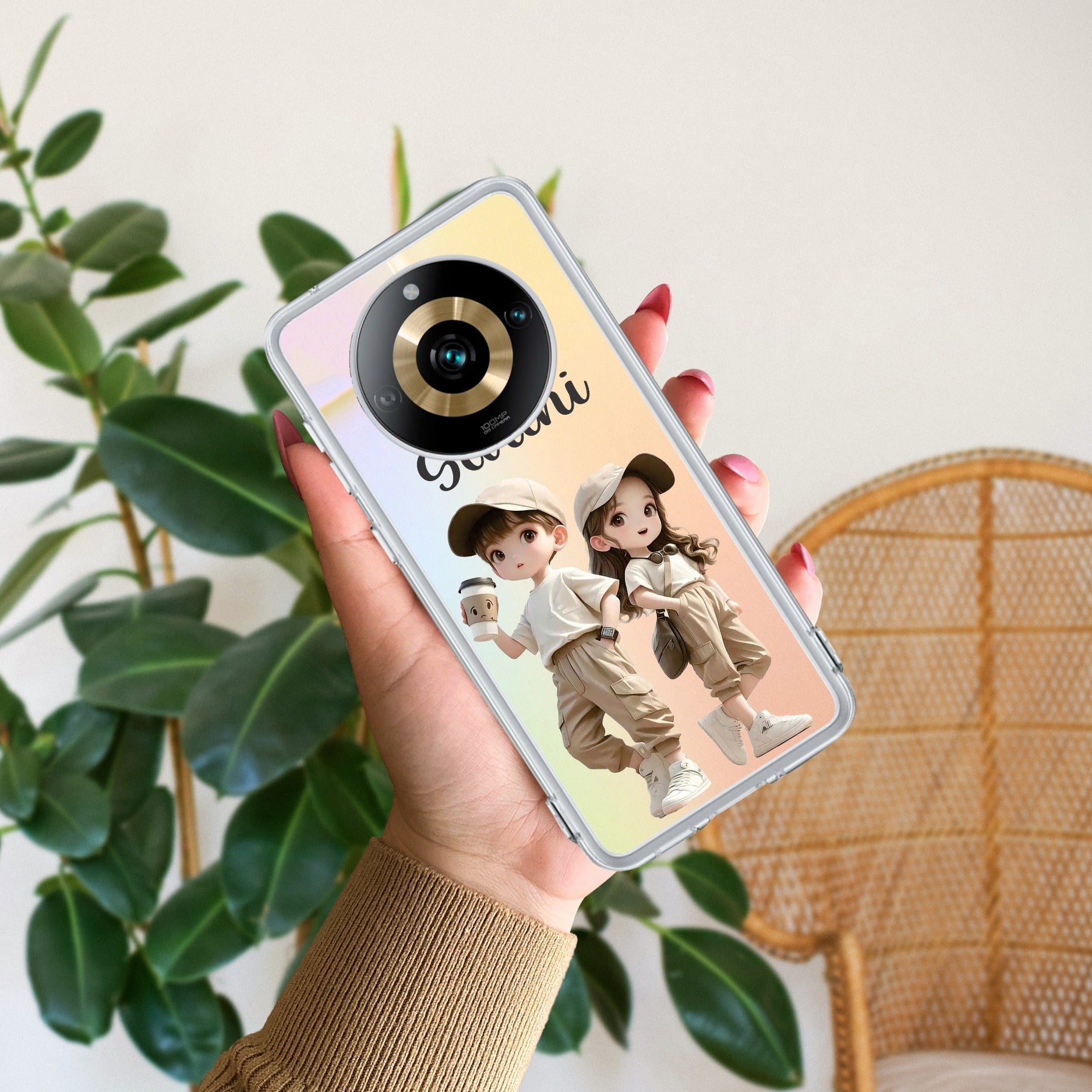 Sweet Harmony Customize Transparent Silicon Case For Realme 11 Pro Plus 5G