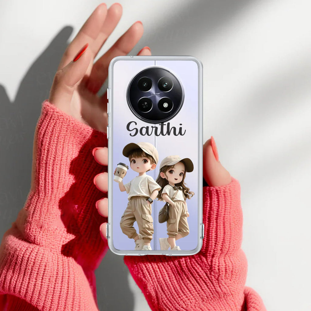 Sweet Harmony Customize Transparent Silicon Case For Realme Narzo 70x 5G