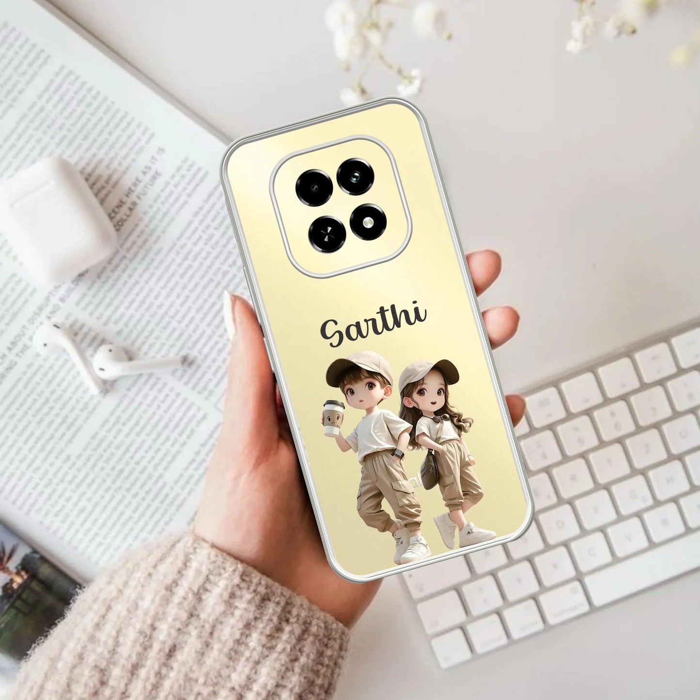 Sweet Harmony Customize Transparent Silicon Case For Oppo - ShopOnCliQ