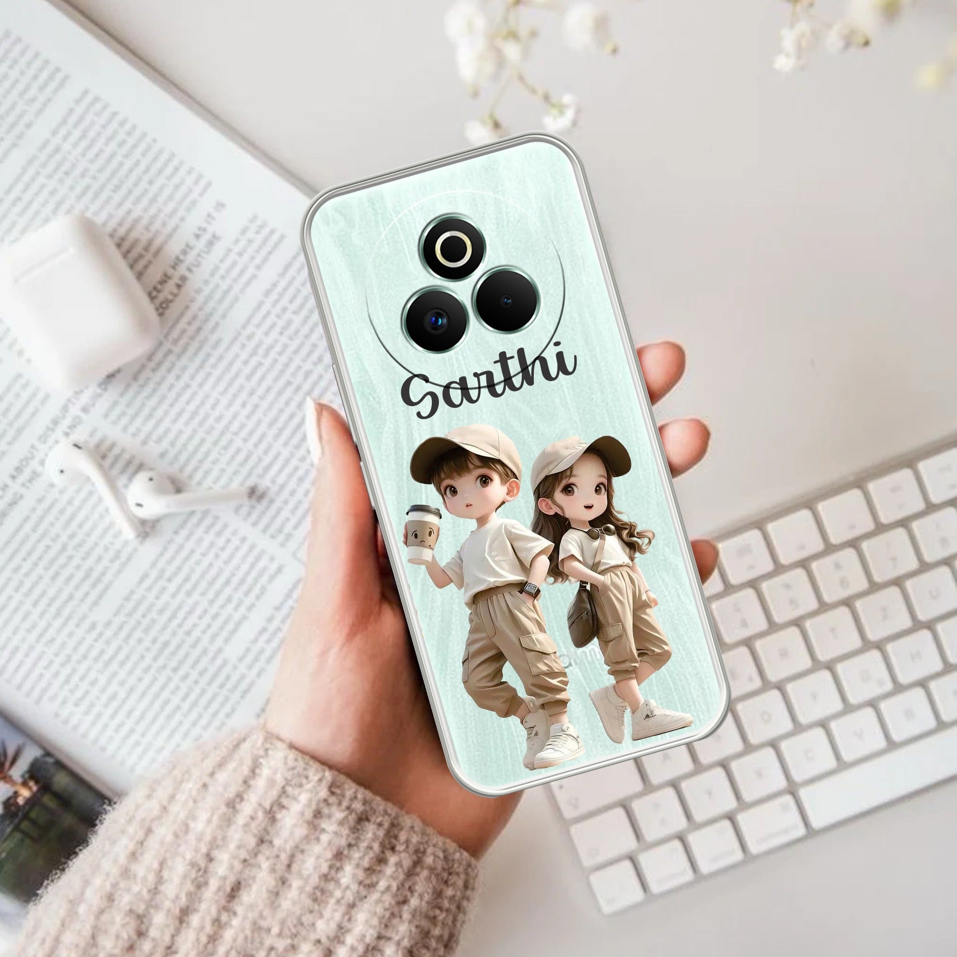 Sweet Harmony Customize Transparent Silicon Case For Realme P3 Pro 5G