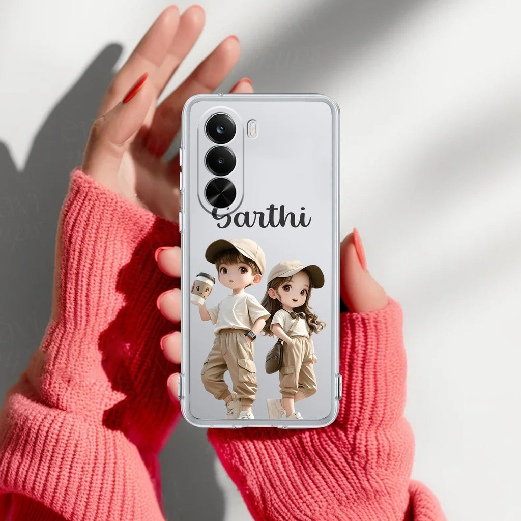 Sweet Harmony Customize Anti Yelllow Case For Realme P4x 5G