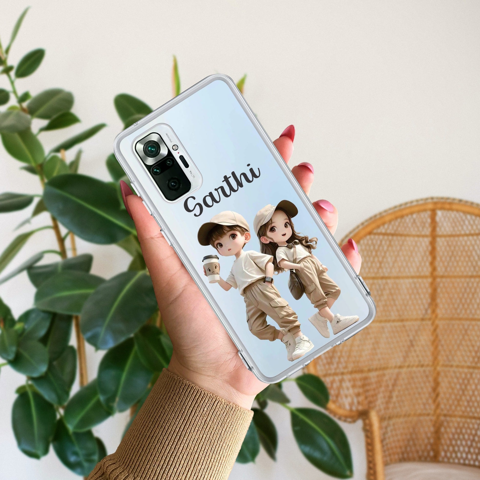 Sweet Harmony Customize Anti Yellow Case  For Redmi Note 10 Pro Max