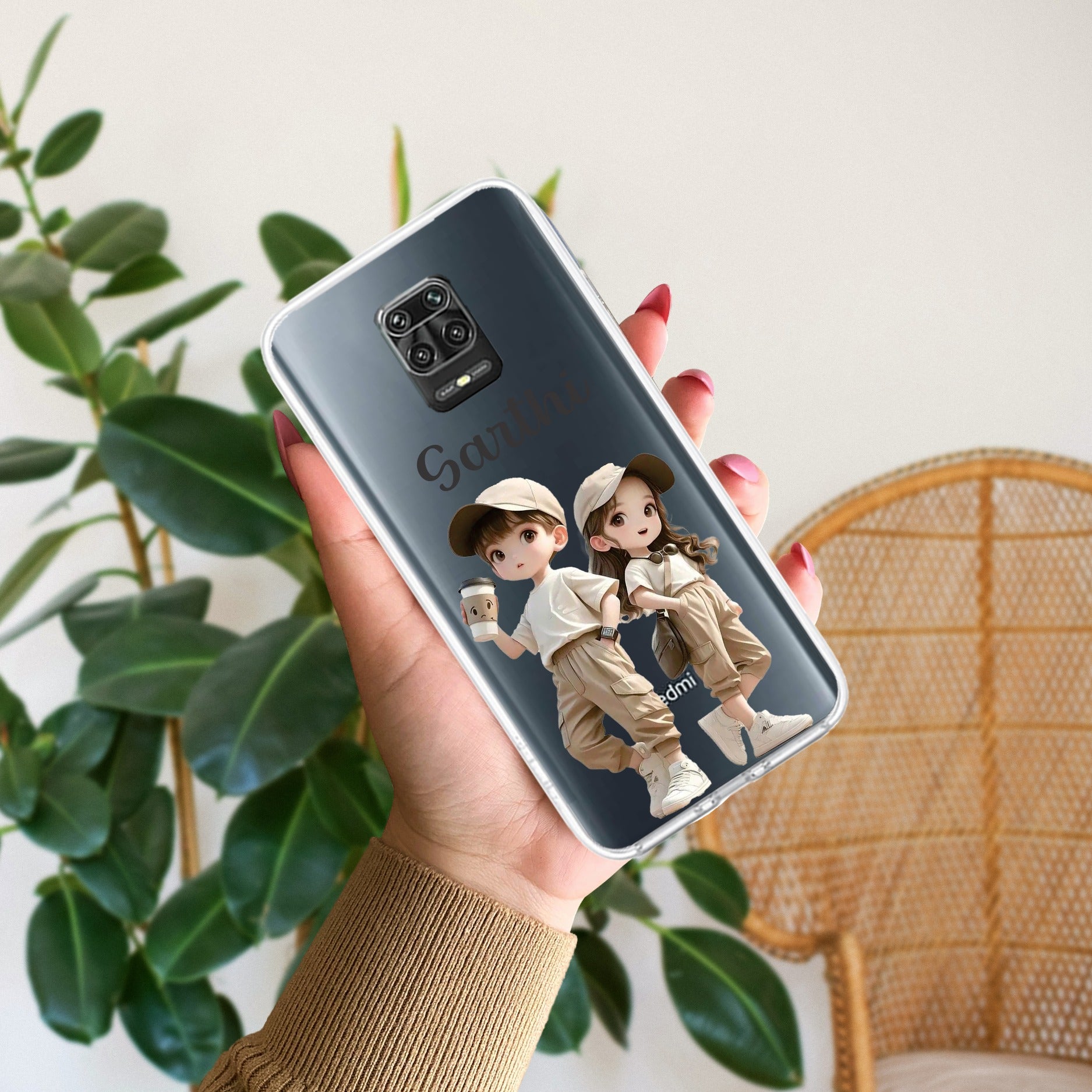 Sweet Harmony Customize Anti Yellow Case  For Redmi Note 9 Pro Max