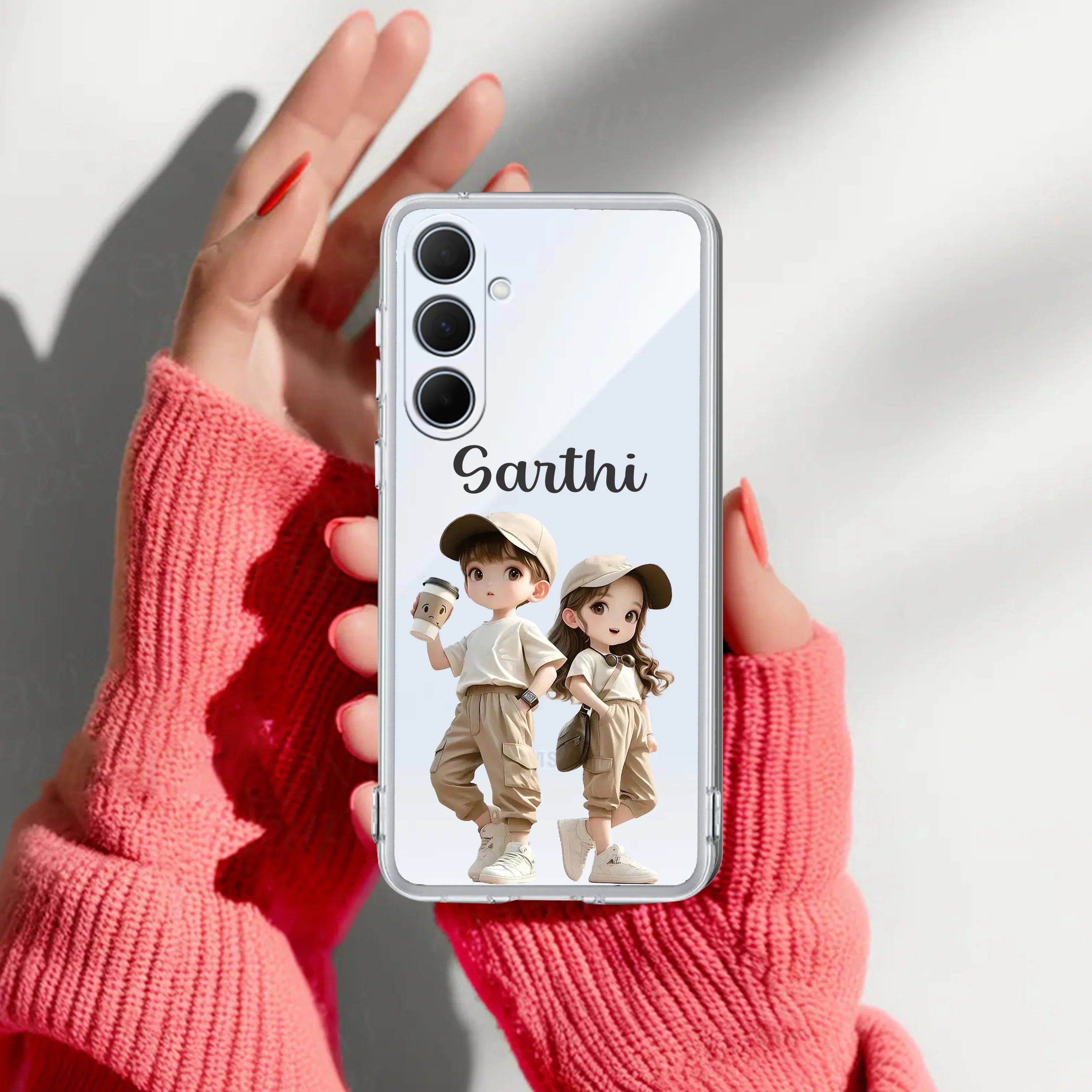 Sweet Harmony Customize Transparent Silicon Case For Samsung - ShopOnCliQ