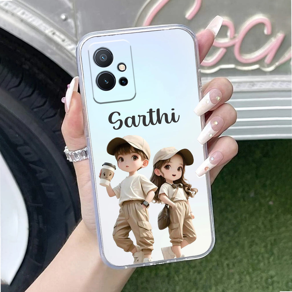 Sweet Harmony Customize Transparent Silicon Case For Vivo