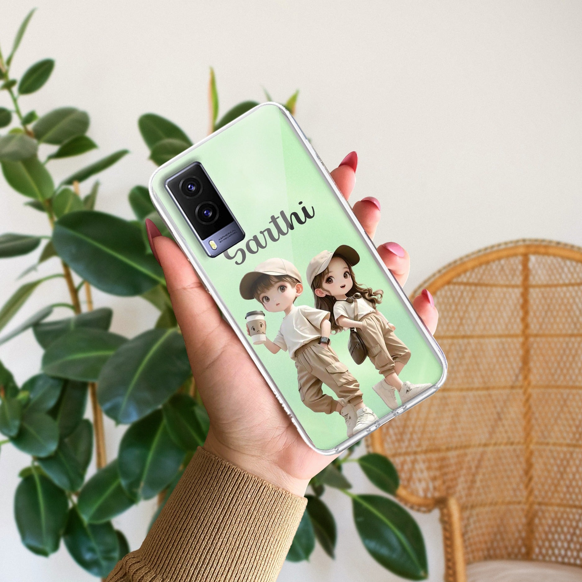 Sweet Harmony Customize Transparent Silicon Case For Vivo