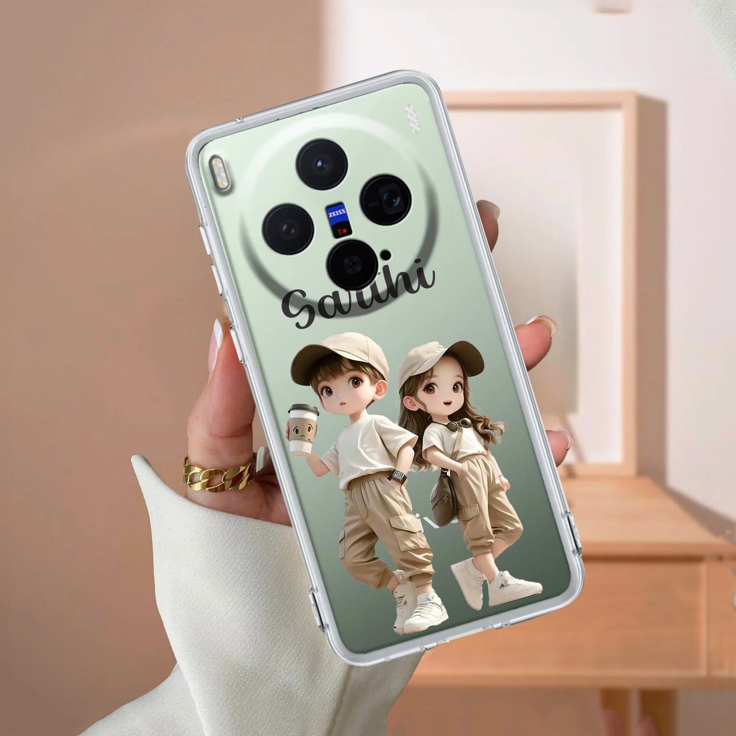 Sweet Harmony Customize Transparent Silicon Case For Vivo - ShopOnCliQ